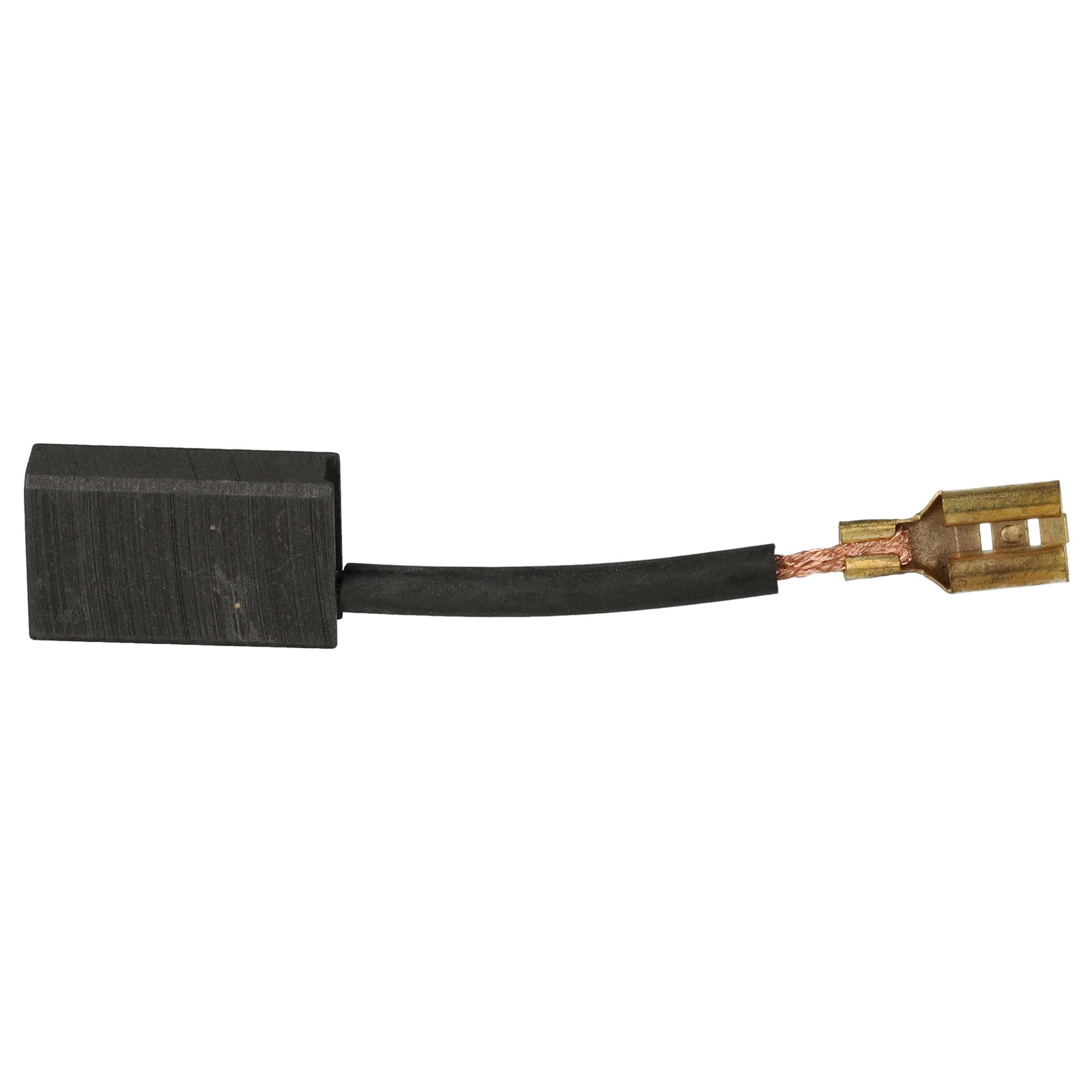 vhbw 2x Kohlebürste 16 x 10 x 5mm kompatibel mit Milwaukee AGV 16-125 QXC, AGV 16-180 QXC, AP 12 QE, AS 12 QE Winkelschleifer, Schleifer