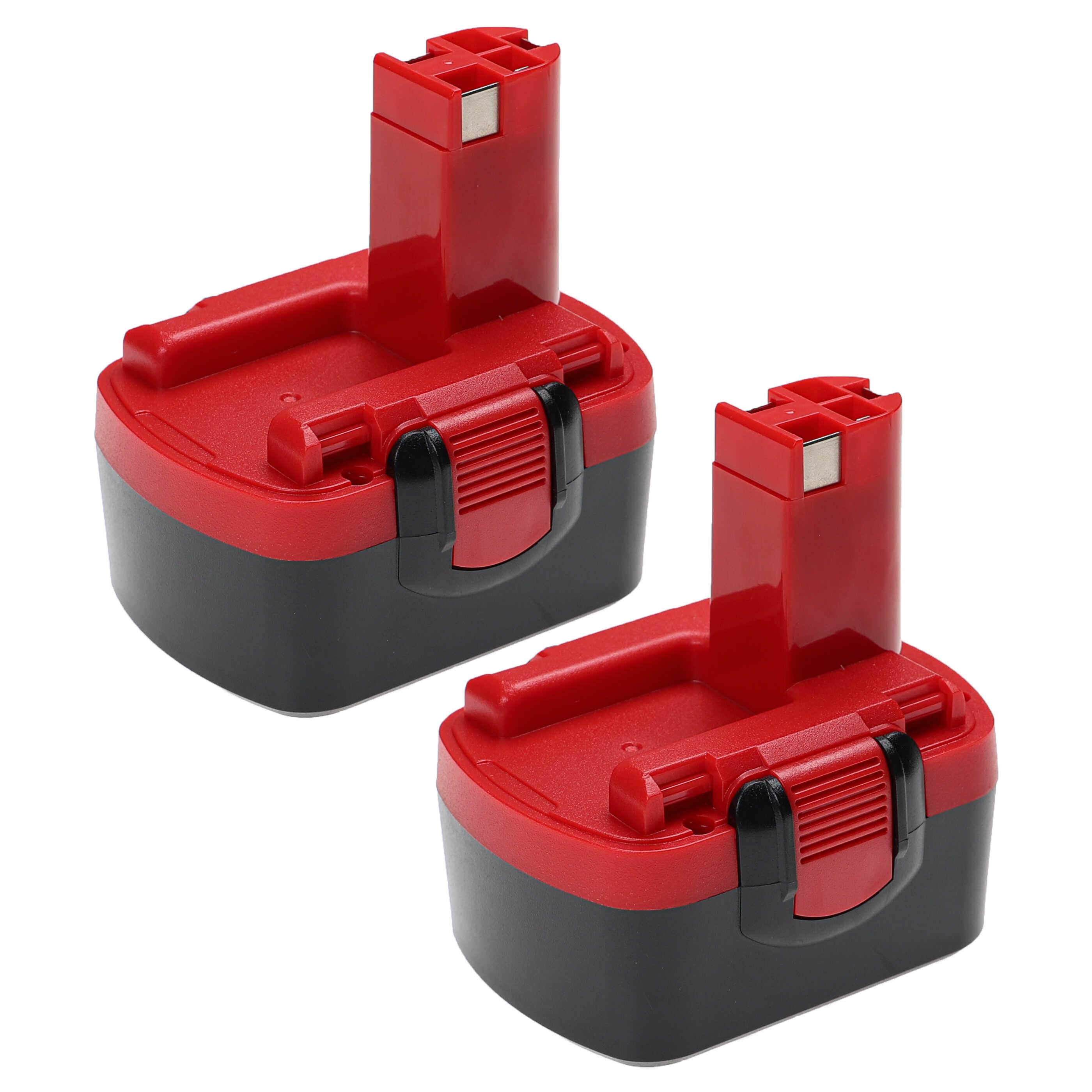 vhbw 2x Akku Ersatz für Bosch 2 607 335 711, 2 607 335 699, 2 607 335 694, 2 607 335 686 für Werkzeug (2000 mAh, NiMH, 14,4 V)