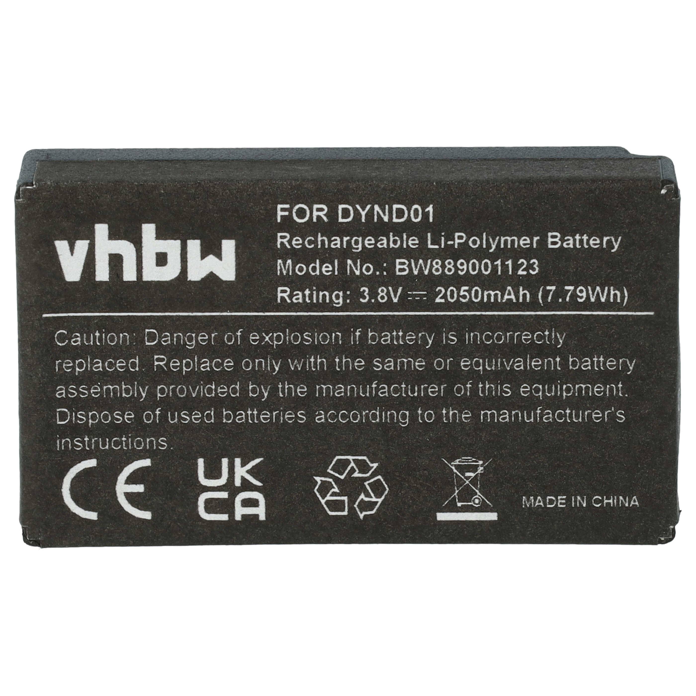 vhbw Akku kompatibel mit Microsoft Xbox Elite Serie 2 (Modell 1797) Spielekonsole (2050 mAh, 3,8 V, Li-Polymer)