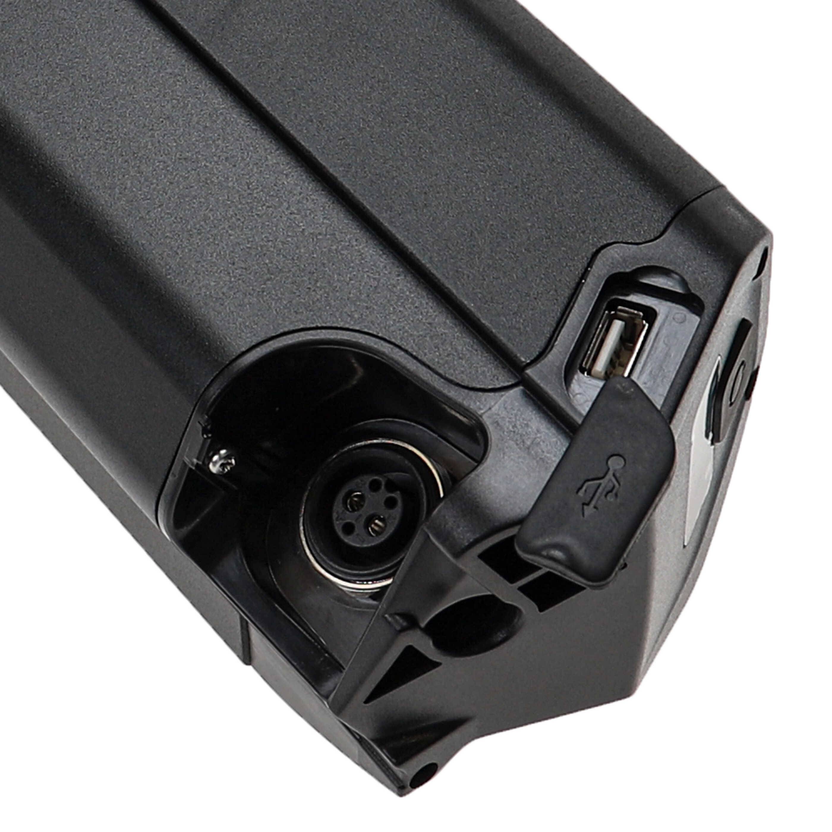 vhbw Akku kompatibel mit Reention Dorado E-Bike Elektrofahrrad (14,5 Ah, 48 V, Li-Ion) + Ladegerät - Schwarz