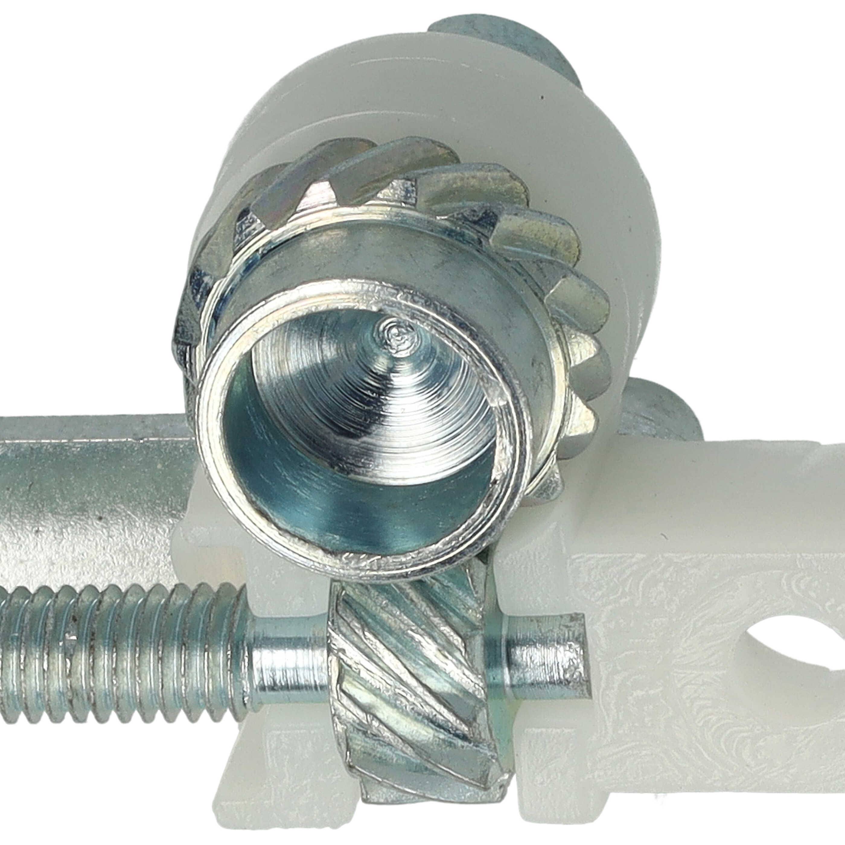 vhbw Kettenspanner kompatibel mit Stihl MS 170, 018, 017, 023, 019, 025, 021 Motorsäge - Seitlich, Kunststoff / Eisen, 27 g Silber Weiß