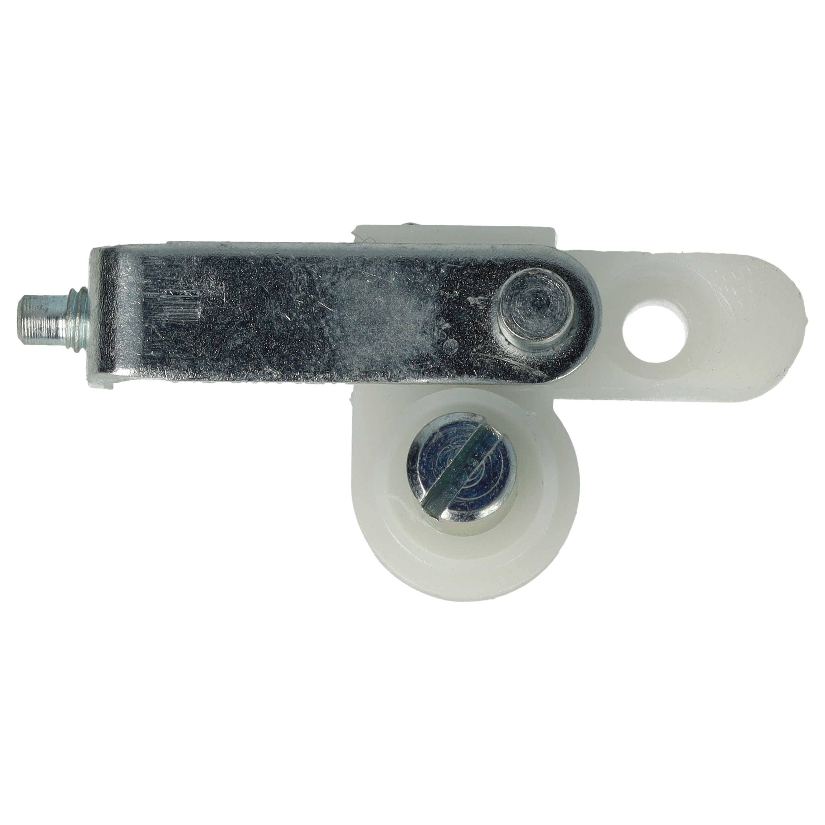 vhbw Kettenspanner kompatibel mit Stihl MS 181, MS 180, MS 171, MS 191, MS 190 Motorsäge - Seitlich, Kunststoff / Eisen, 27 g Silber Weiß
