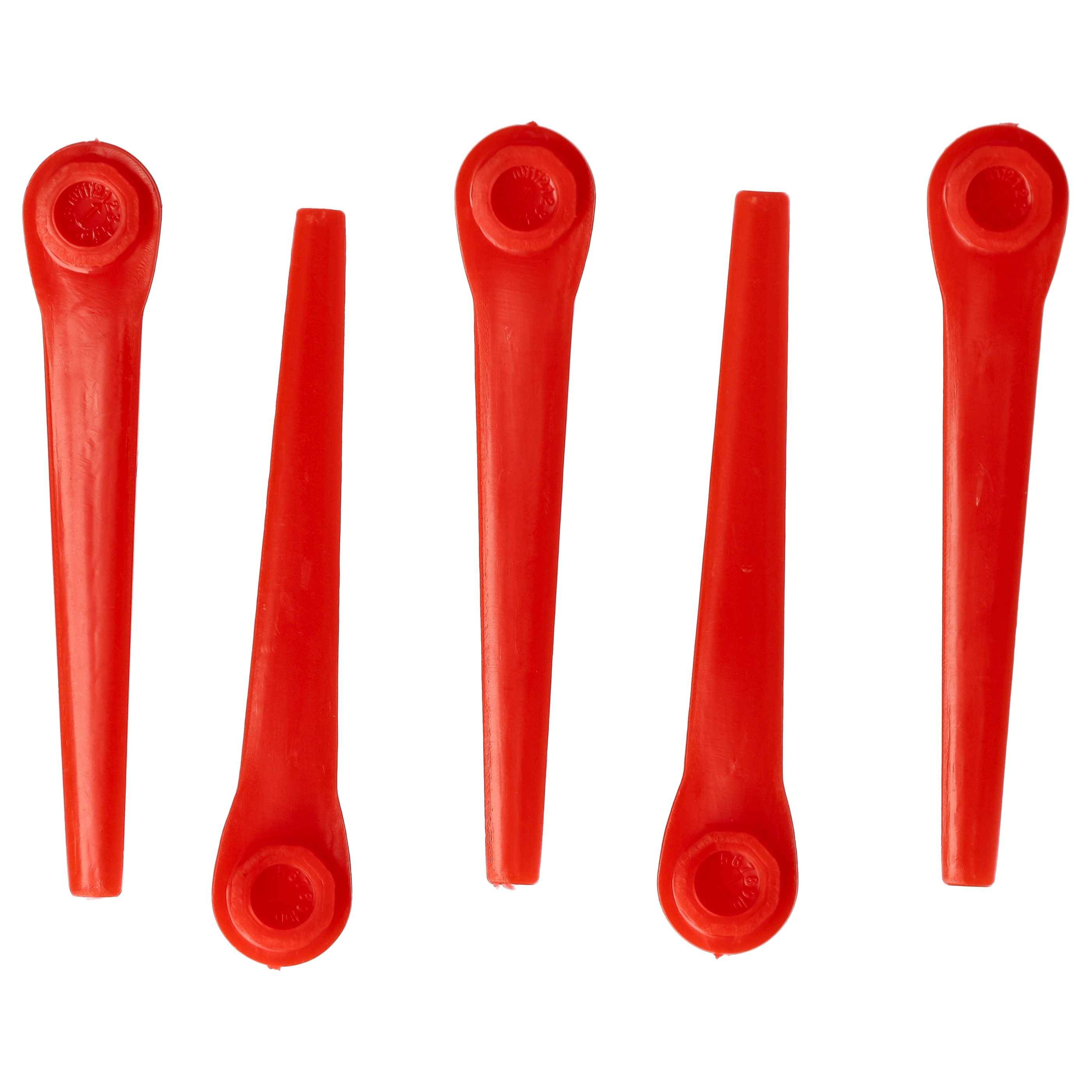 vhbw 5x Ersatz-Messer kompatibel mit Gardena AccuCut 450Li 8841, 450Li 8841-20, EasyCut Li-18/23R 9823, Li-18/23R 9823-20 Rasentrimmer