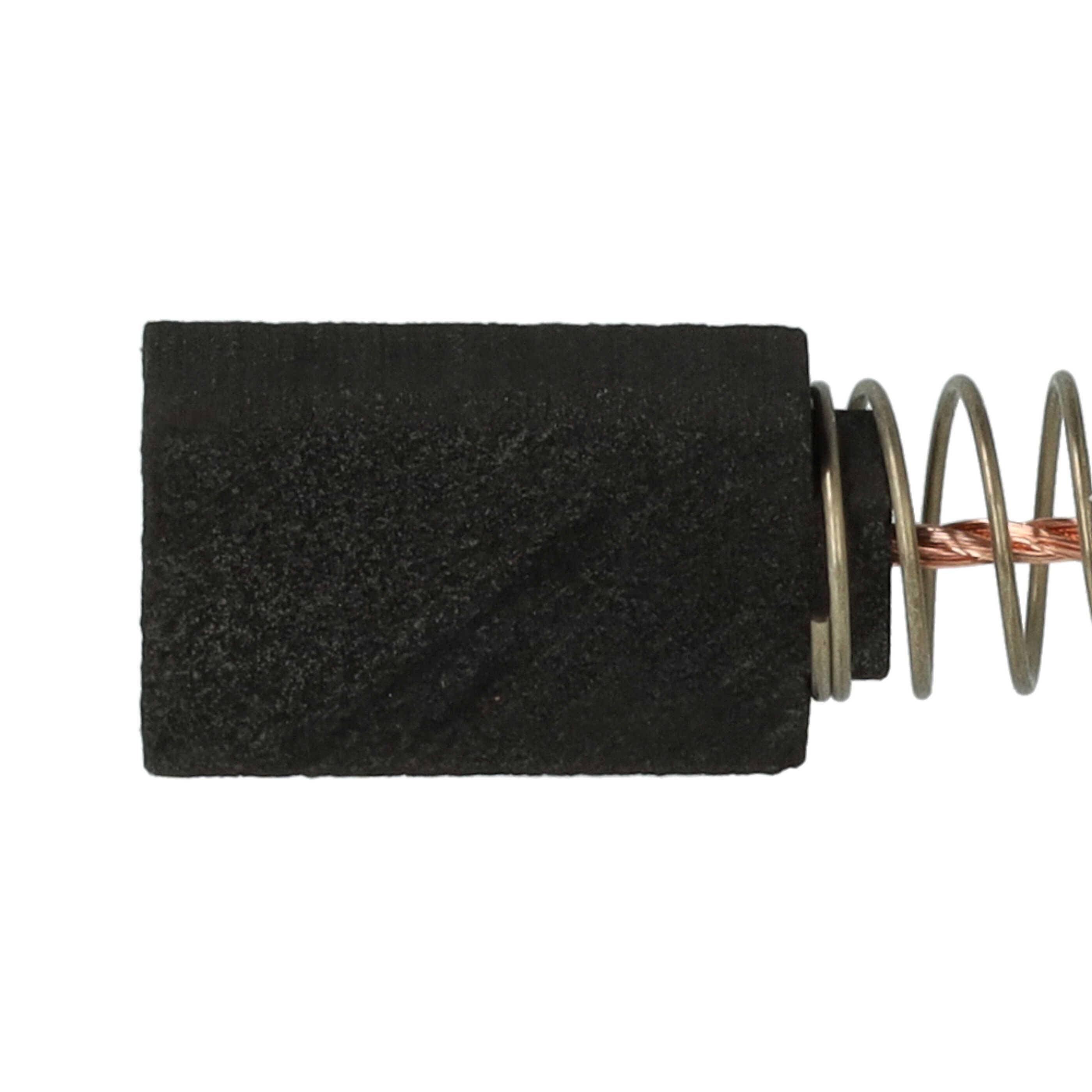 vhbw 2x Kohlebürste 19 x 11 x 5 mm kompatibel mit Dolmar ES-2030 A, ES-2035 A, ES-2040 A, ES-172 A Elektrowerkzeug, Motorsäge + Feder