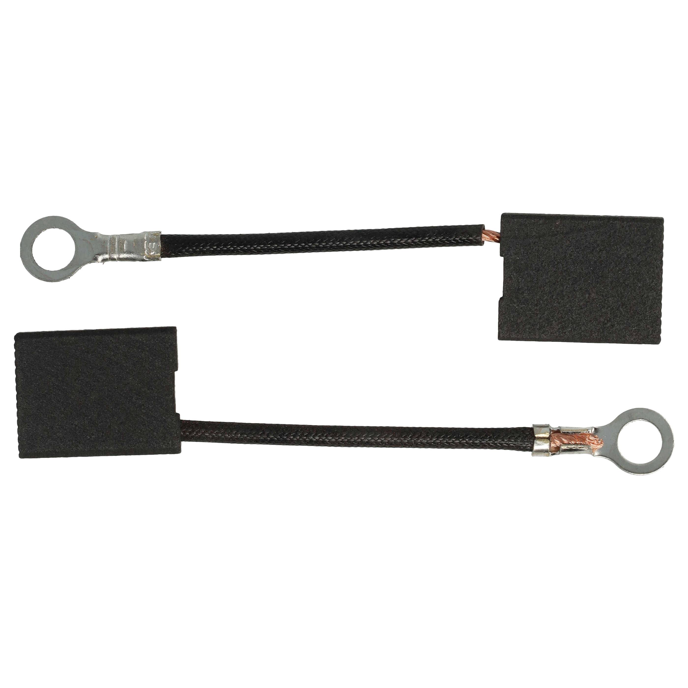 vhbw 2x Kohlebürste 19 x 15 x 5,5mm kompatibel mit Einhell BWS 230/3 Elektrowerkzeug, Winkelschleifer