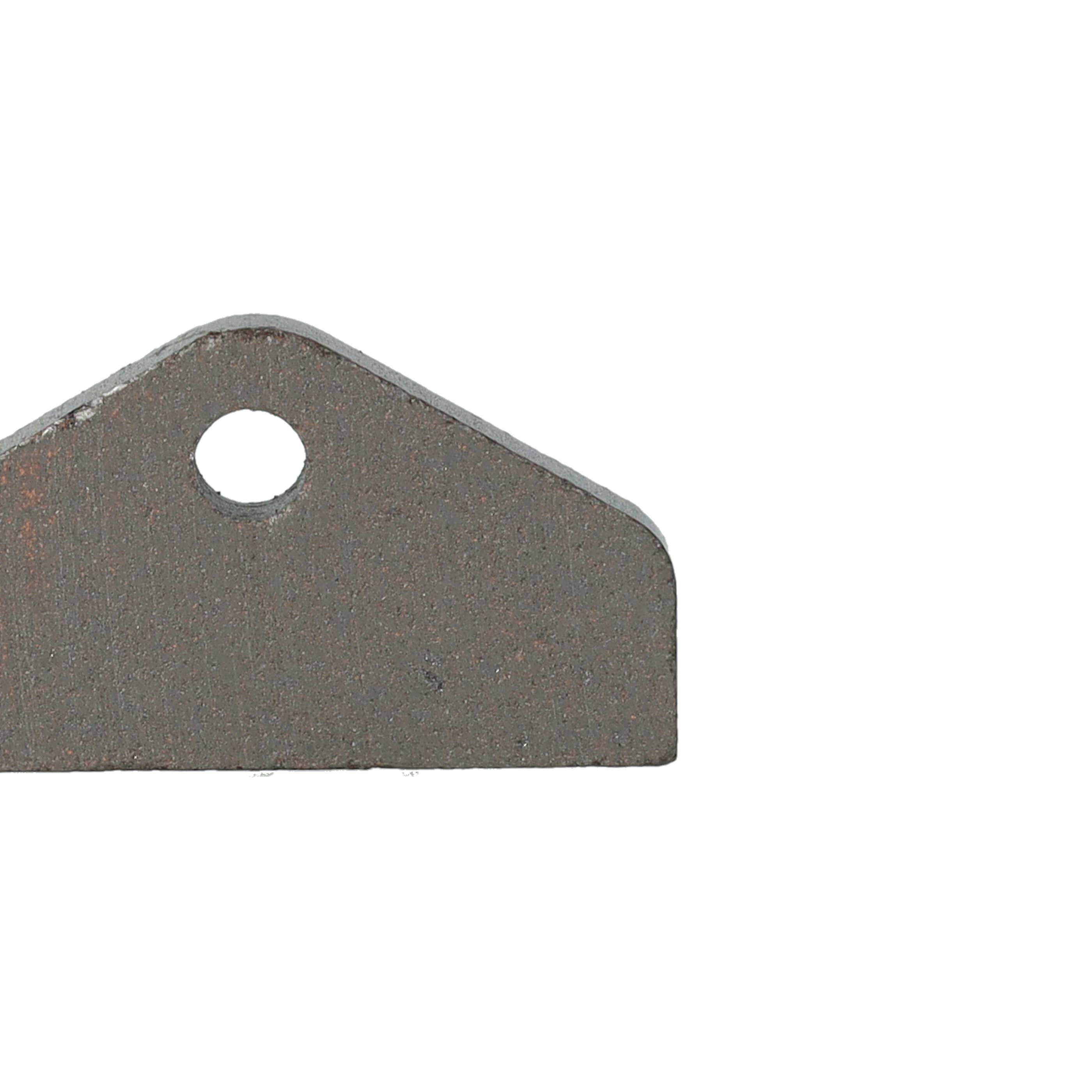 vhbw 2x Kohlebürste kompatibel mit Miele T557C, T547 T 500-47, T552C, T542, T547 Trockner, Kondenstrockner + Feder
