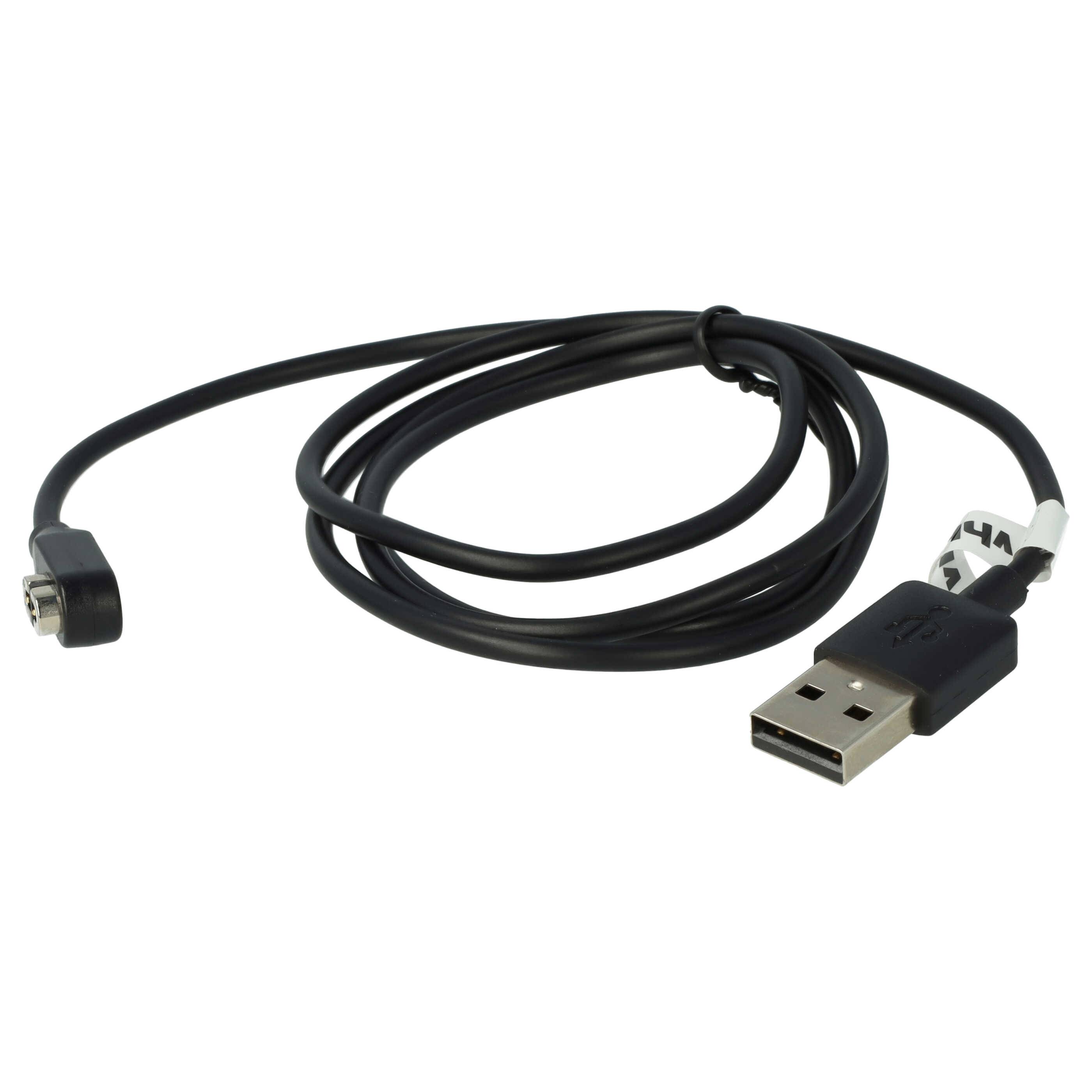 vhbw Ladekabel kompatibel mit Aftershokz OpenComm ASC100, ASC100SG Kopfhörer - Kabel, 100 cm Schwarz