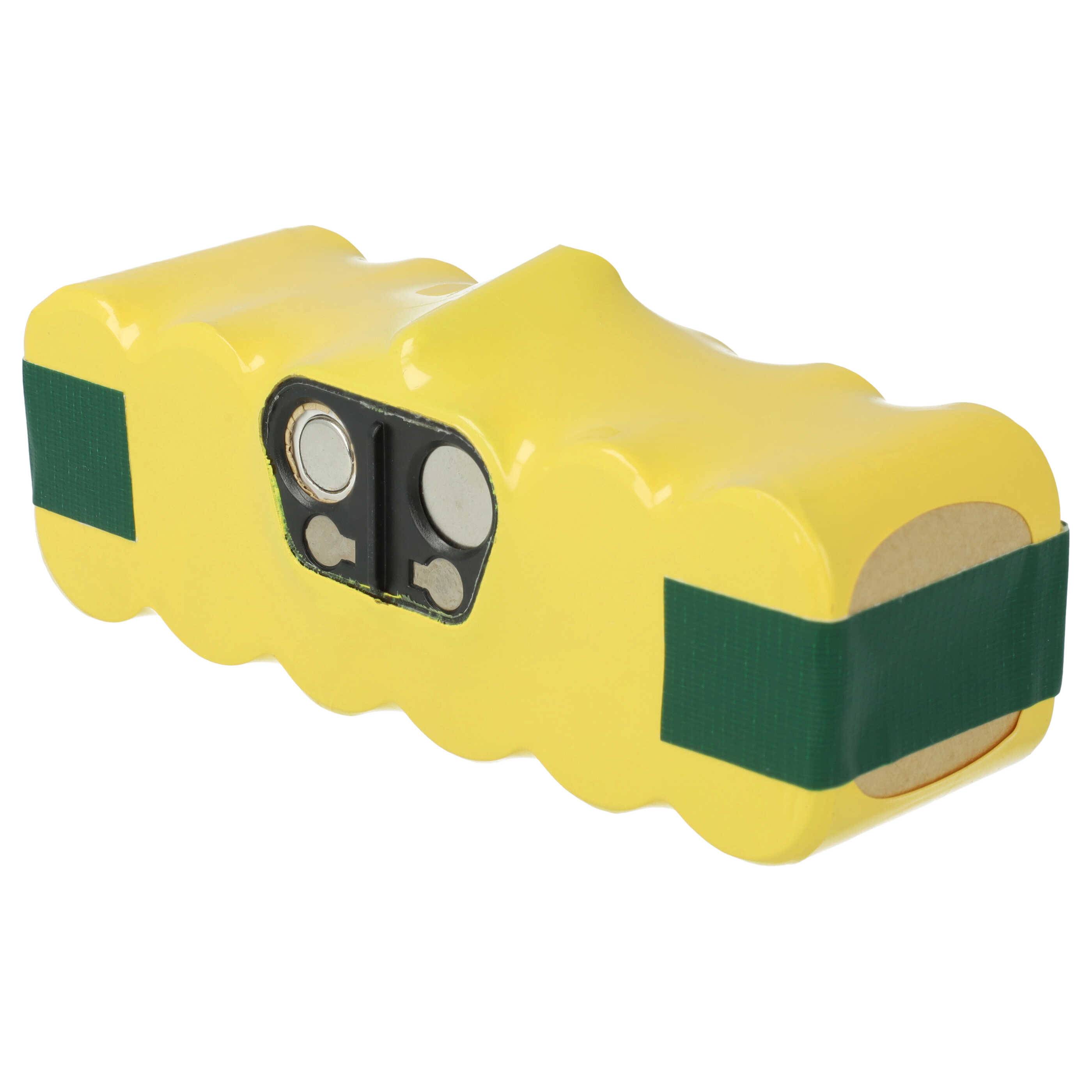 vhbw Akku kompatibel mit Robotic U290 Saugroboter (2500 mAh, 14,4 V, NiMH)
