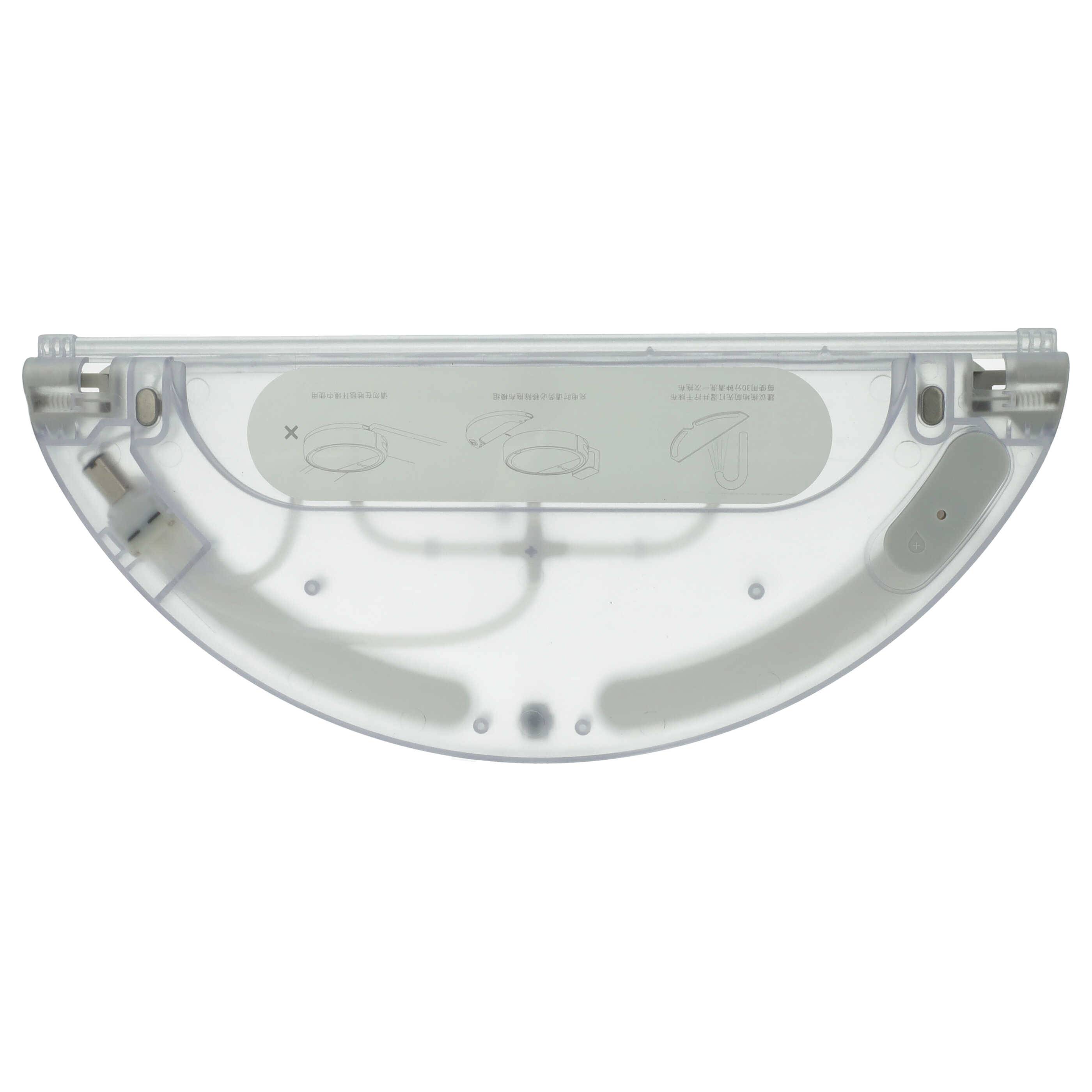 vhbw Bodenplatte Halterung kompatibel mit Xiaomi Mijia 1C Saugroboter, Roboterstaubsauger - Bodendeckel, Transparent
