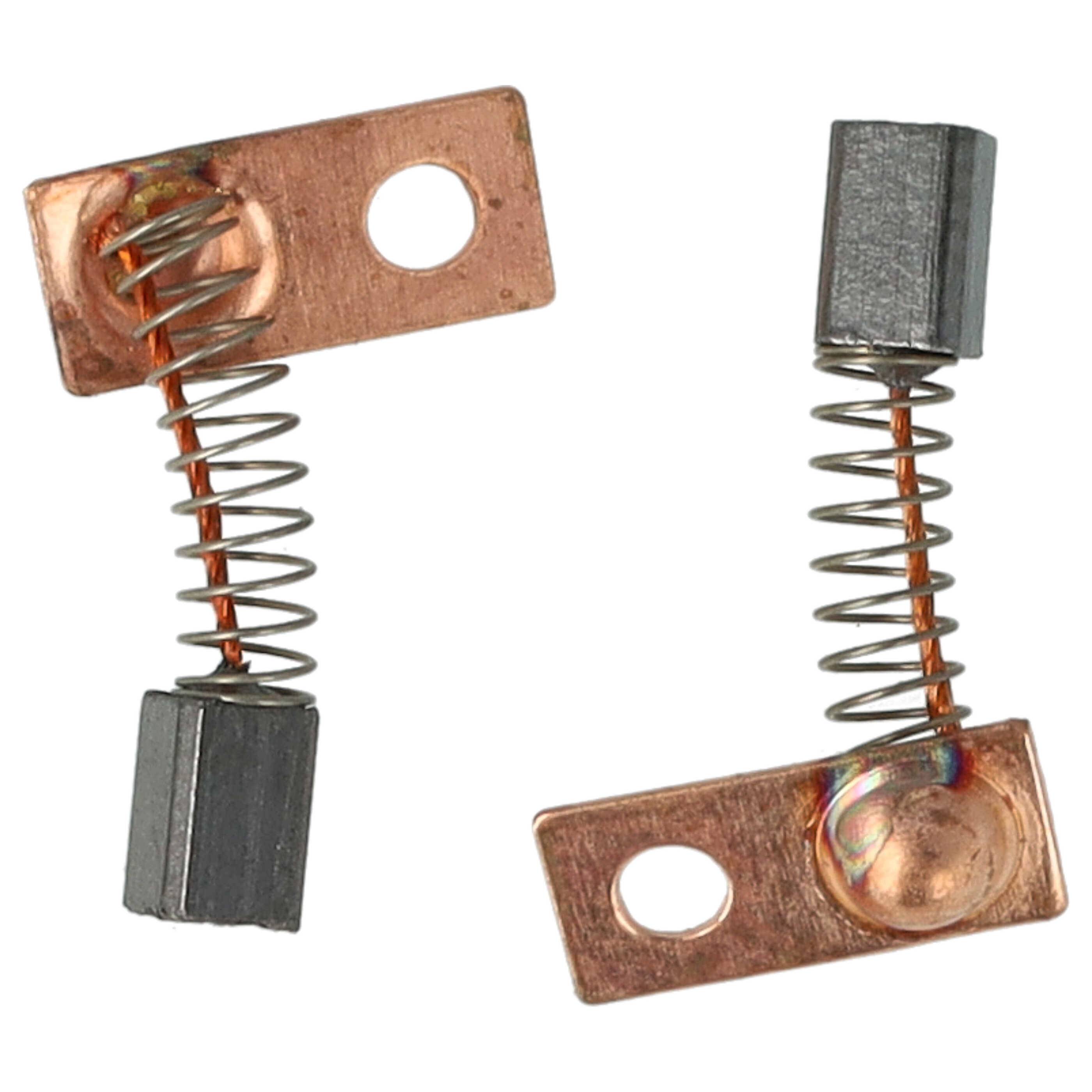 vhbw 2x Kohlebürste 5 x 3 x 3 mm kompatibel mit Escort Octius Nagelfräser + Feder