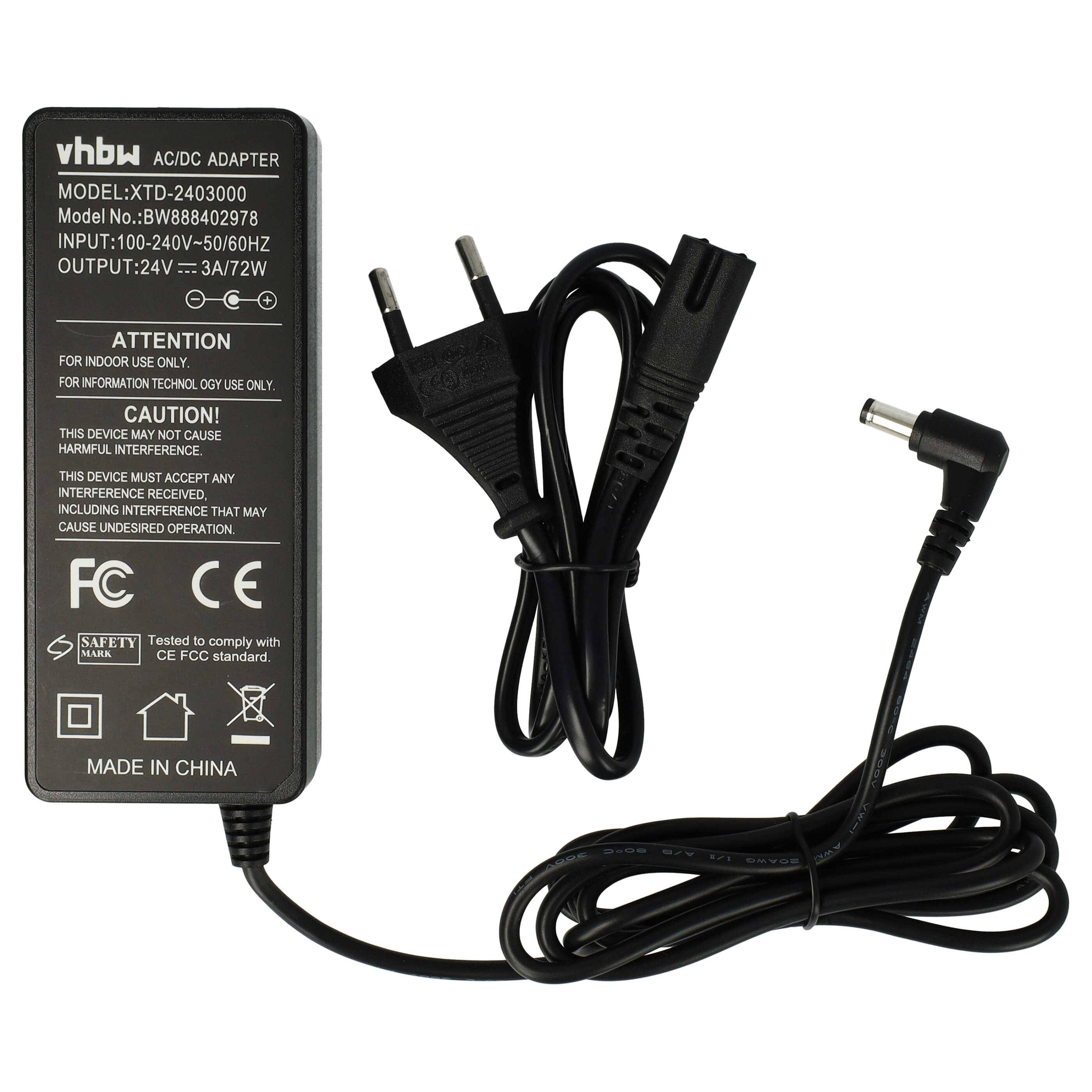 vhbw Netzteil kompatibel mit Intermec EasyCoder PC4 Cincon Drucker, Etikettendrucker - 230 cm - Ersatz für Cincon TR70A20