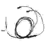 vhbw Audio AUX Kabel kompatibel mit Sennheiser IE8, IE80 Kopfhörer - Audiokabel 3,5 mm Klinkenstecker, 120 cm, Schwarz