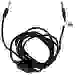 vhbw Audio AUX Kabel kompatibel mit Logitech G Pro, G Pro X, G233, G433 Kopfhörer - Audiokabel 3,5 mm Klinkenstecker, 200 cm, Schwarz