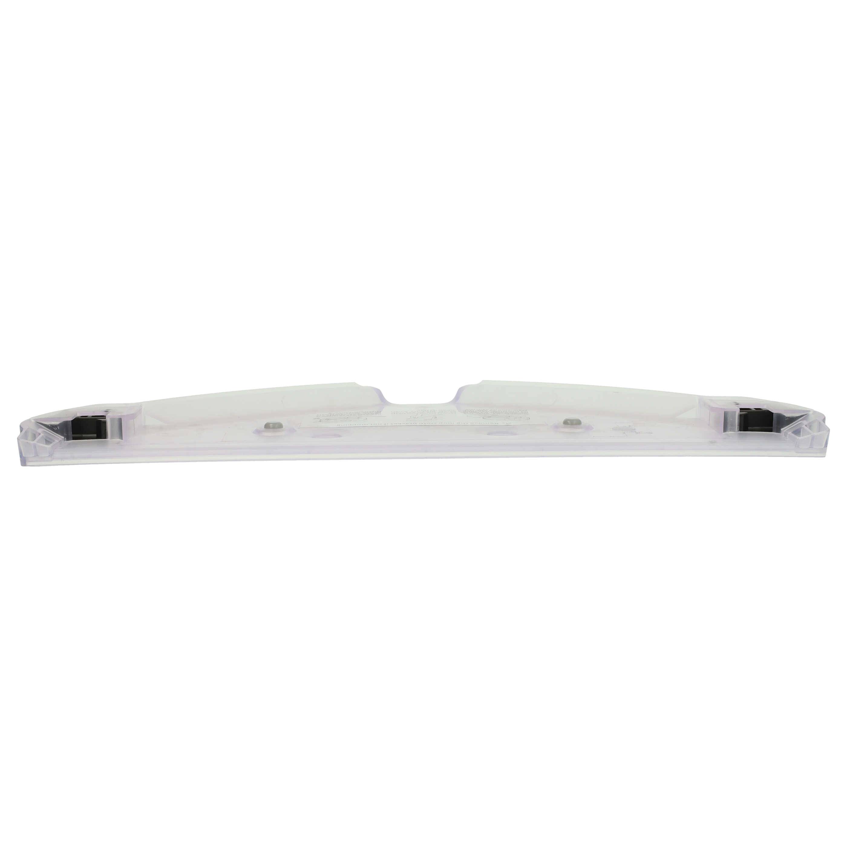vhbw Bodenplatte Halterung kompatibel mit Roborock T7 Pro Saugroboter | Roboterstaubsauger - Bodendeckel Schwarz Transparent