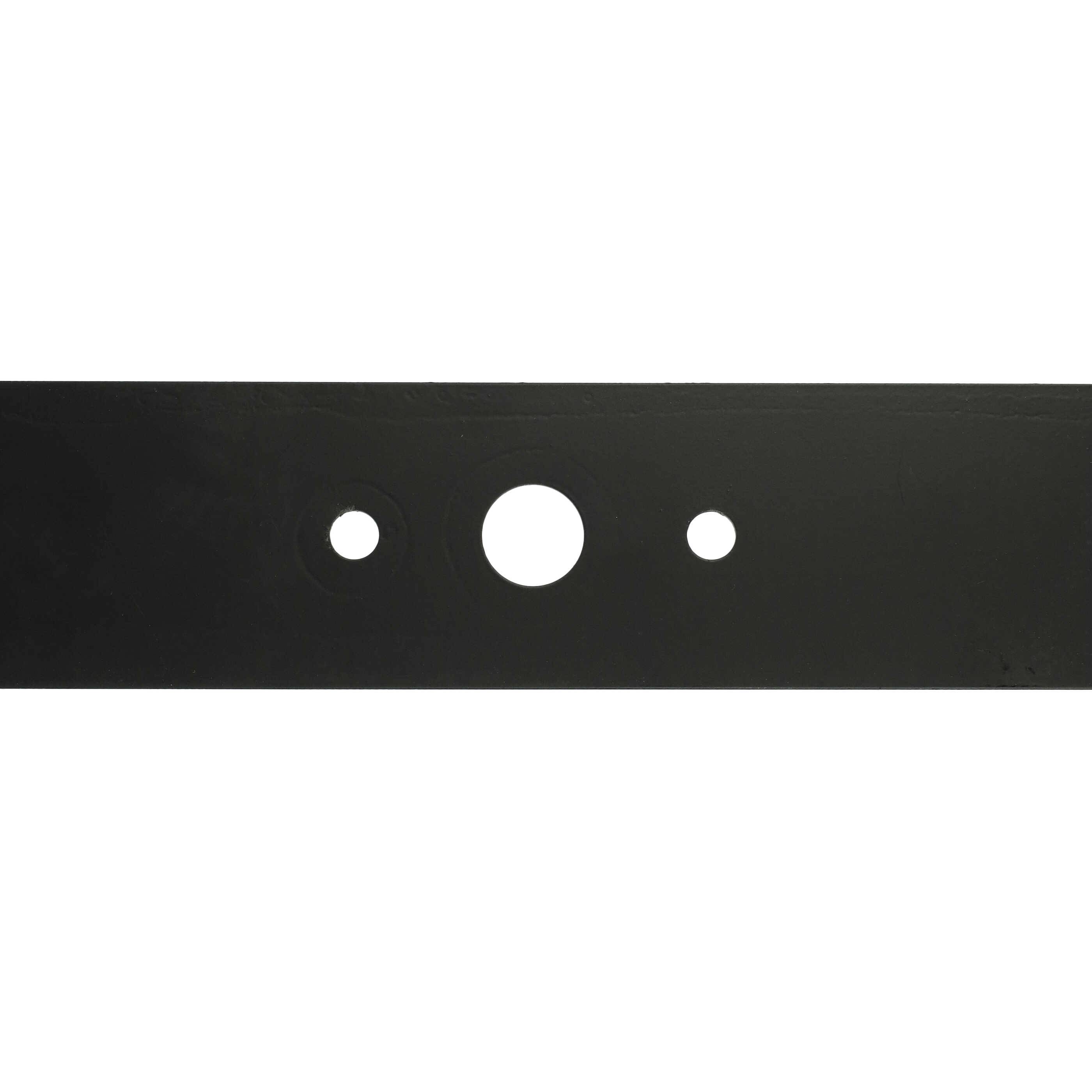 vhbw Ersatz-Messer kompatibel mit ISEKI S4650QA, CM7114H, CM7124H, JU2135H, S4650Q, JU2135 Rasenmäher - Ersatzklinge Schwarz, 40MnB-Stahl