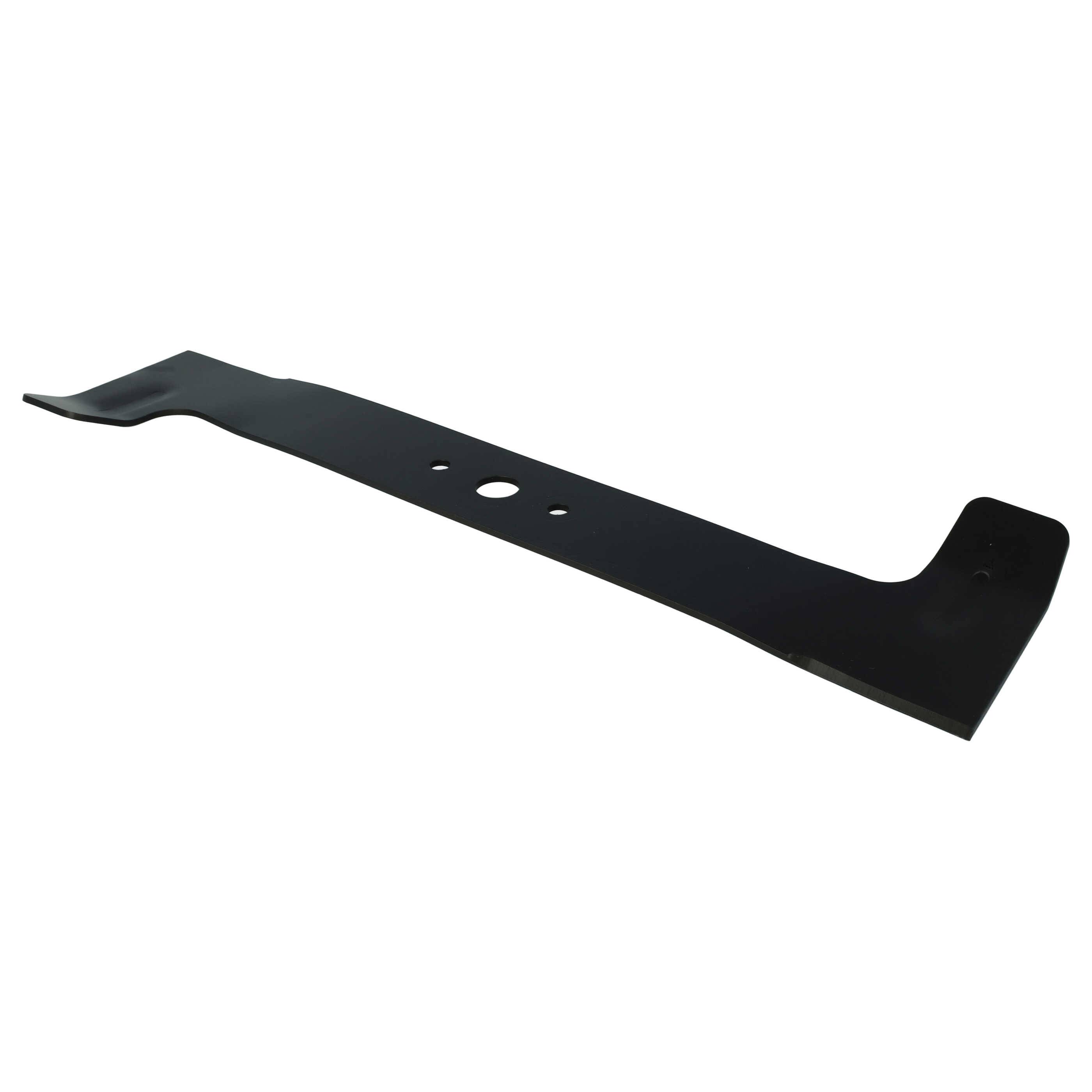 vhbw Ersatz-Messer kompatibel mit ISEKI SW439, SW439A, S4650QAE, SW4648, SW439AE, SW439Z Rasenmäher - Ersatzklinge Schwarz, 40MnB-Stahl