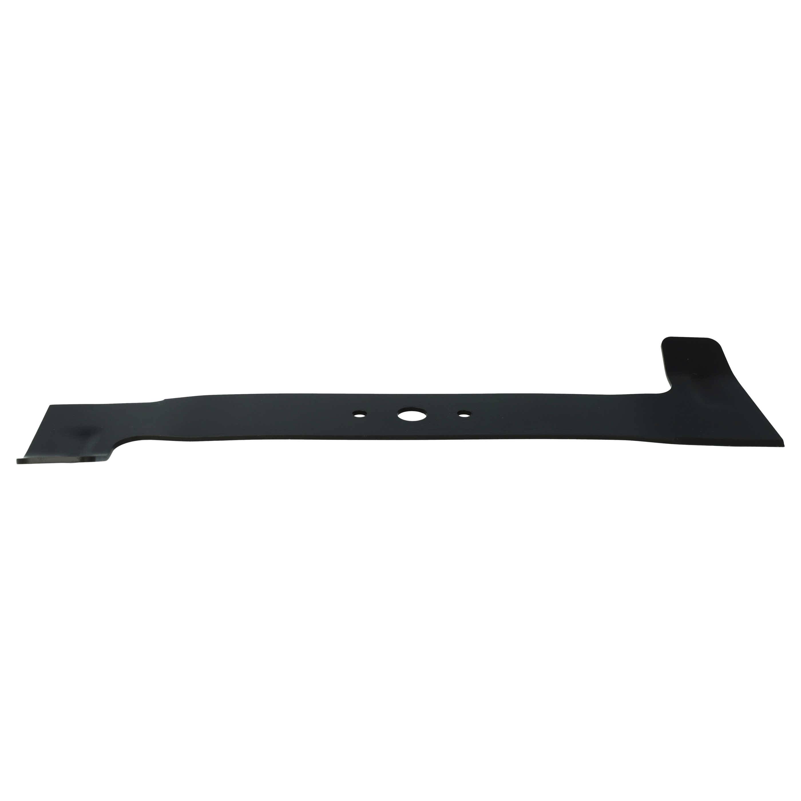 vhbw Ersatz-Messer kompatibel mit ISEKI SW439, SW439A, S4650QAE, SW4648, SW439AE, SW439Z Rasenmäher - Ersatzklinge Schwarz, 40MnB-Stahl
