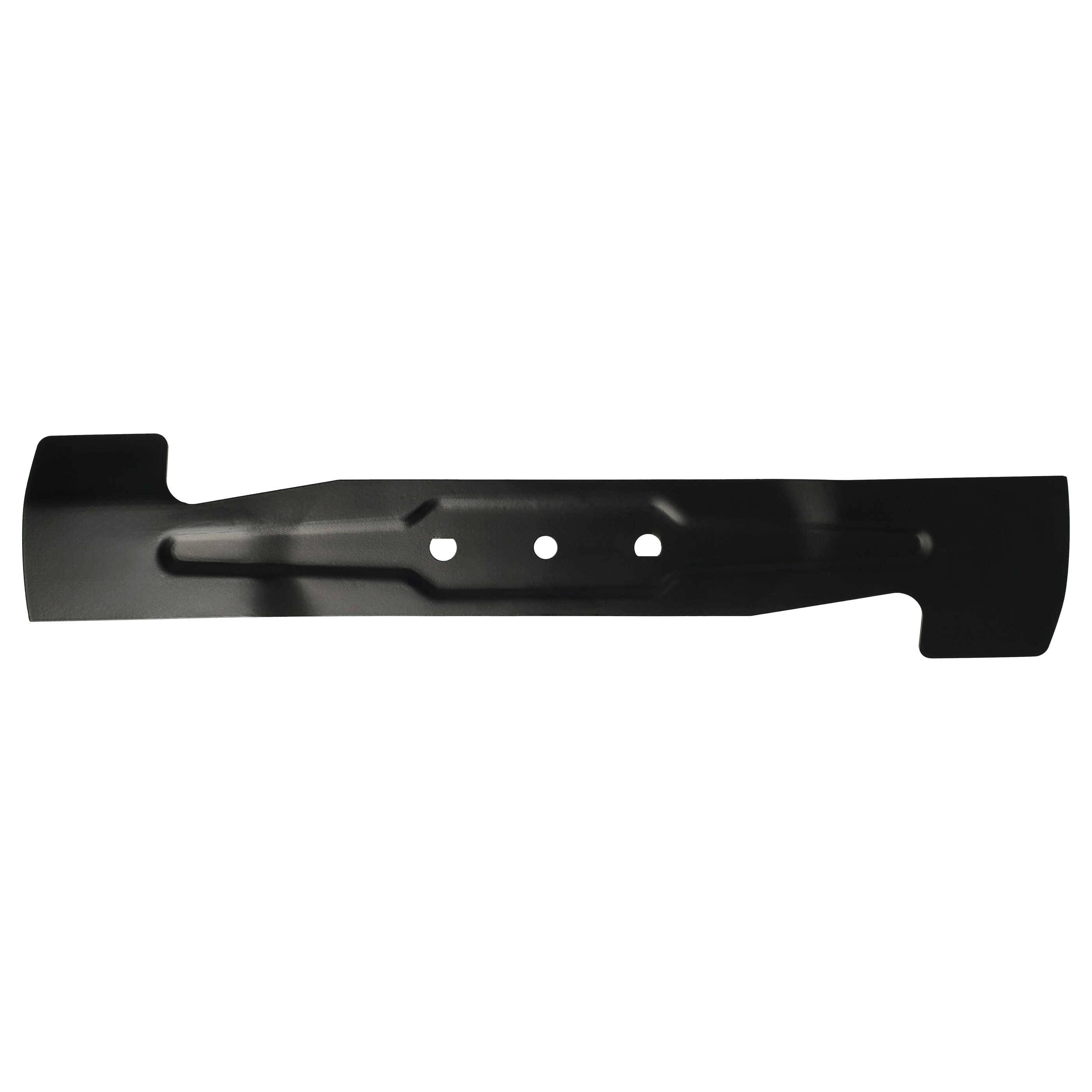 vhbw Ersatz-Messer kompatibel mit Makita DLM380PM2, DLM382PM2, DLM382Z Rasenmäher - Ersatzklinge Schwarz, 40MnB-Stahl