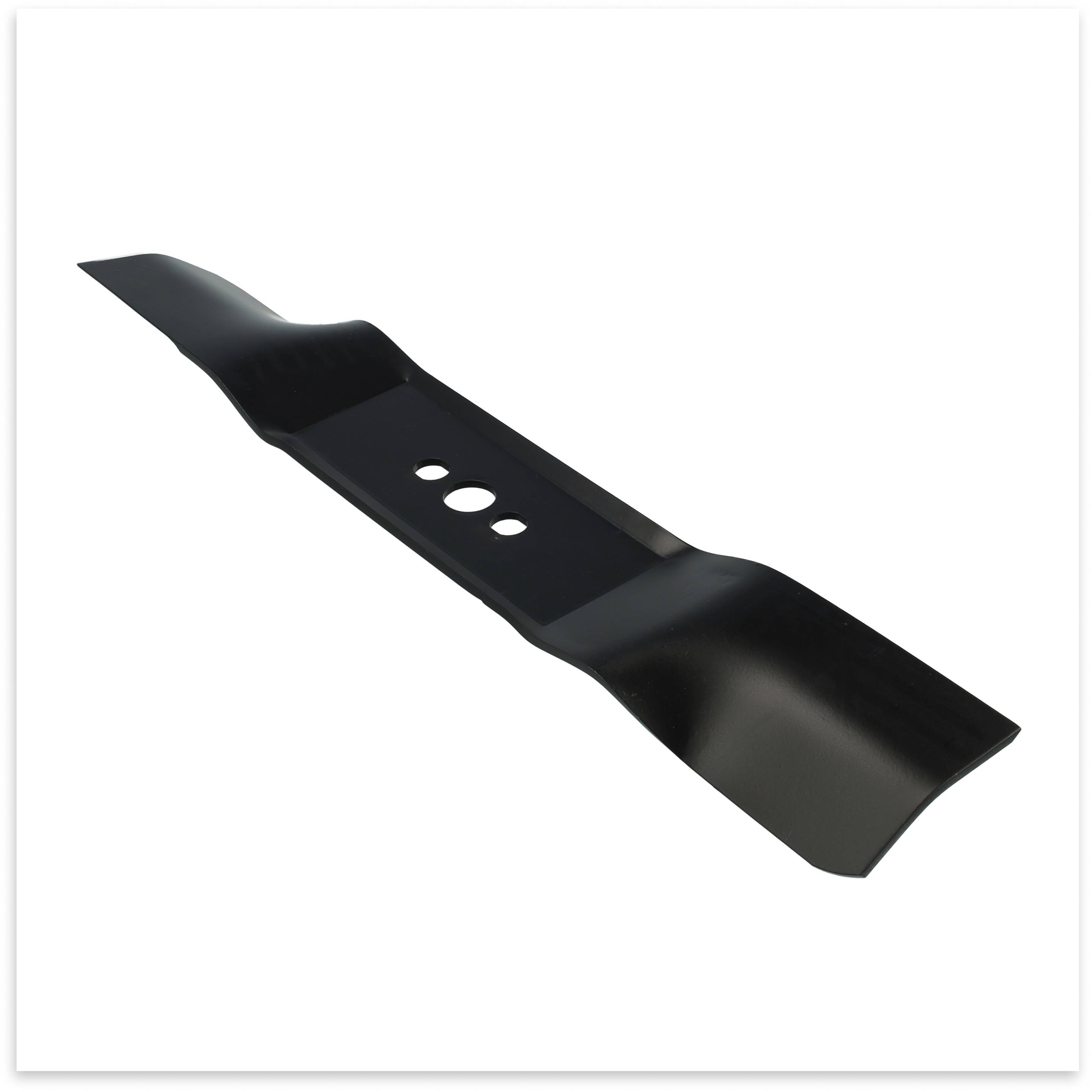 vhbw Ersatz-Messer kompatibel mit McCulloch M40S, M40-125, M4040S, M3540P, M3540PD, M40-110 Rasenmäher - Ersatzklinge Schwarz, 40MnB-Stahl