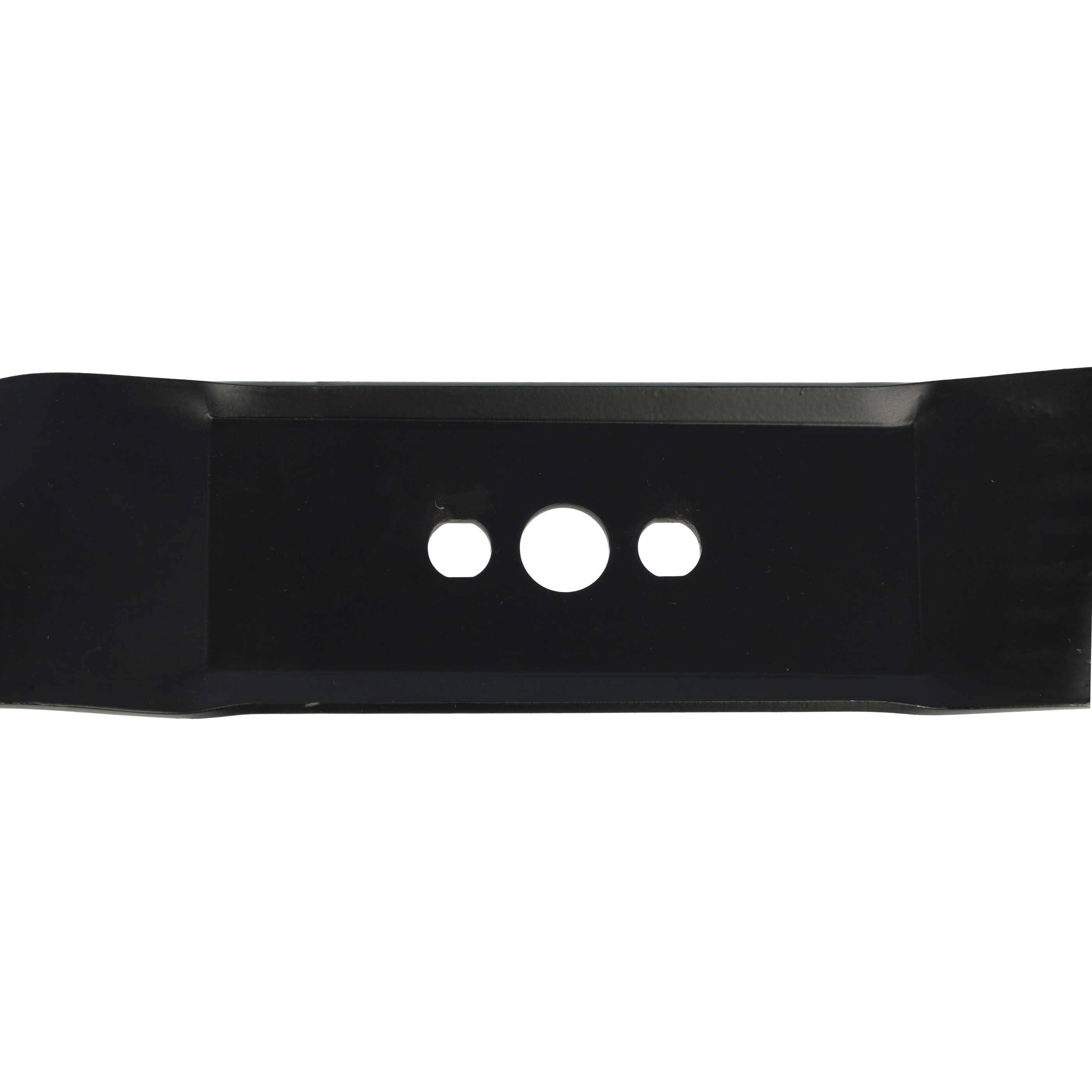 vhbw Ersatz-Messer kompatibel mit McCulloch M40S, M40-125, M4040S, M3540P, M3540PD, M40-110 Rasenmäher - Ersatzklinge Schwarz, 40MnB-Stahl