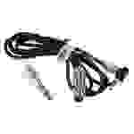 vhbw Audio AUX Kabel kompatibel mit AKG K271 MK II, K701, K702, K712 Kopfhörer - Audiokabel 3,5 mm Klinkenstecker auf 6,3 mm, 1,2 m, Schwarz