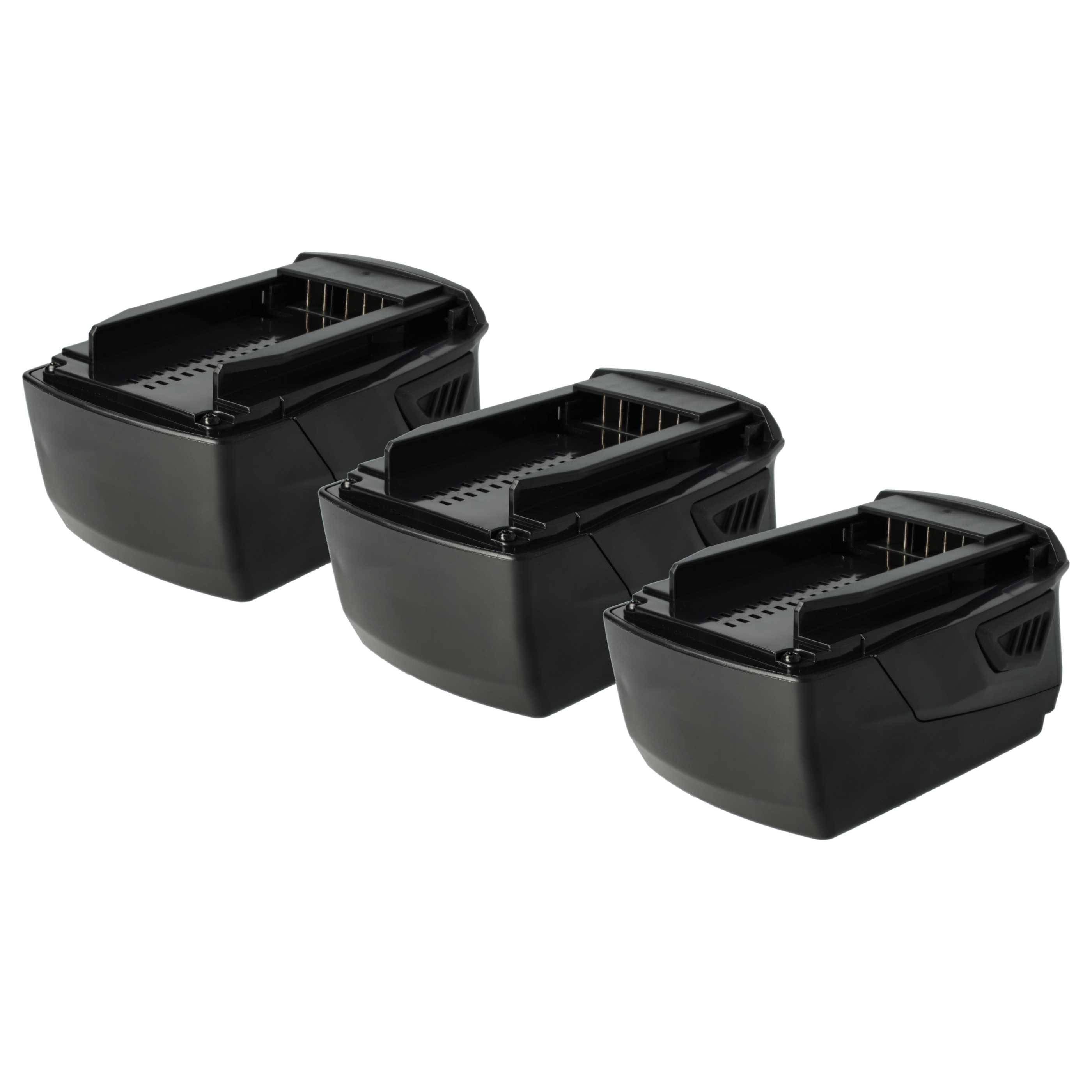 vhbw 3x Akku kompatibel mit Hilti NPR 19-A, NPR 32 PE-A22, NPR 32-A, NUN 54-A22, NCT 85-A Werkzeug (4000 mAh, Li-Ion, 21,6 V)