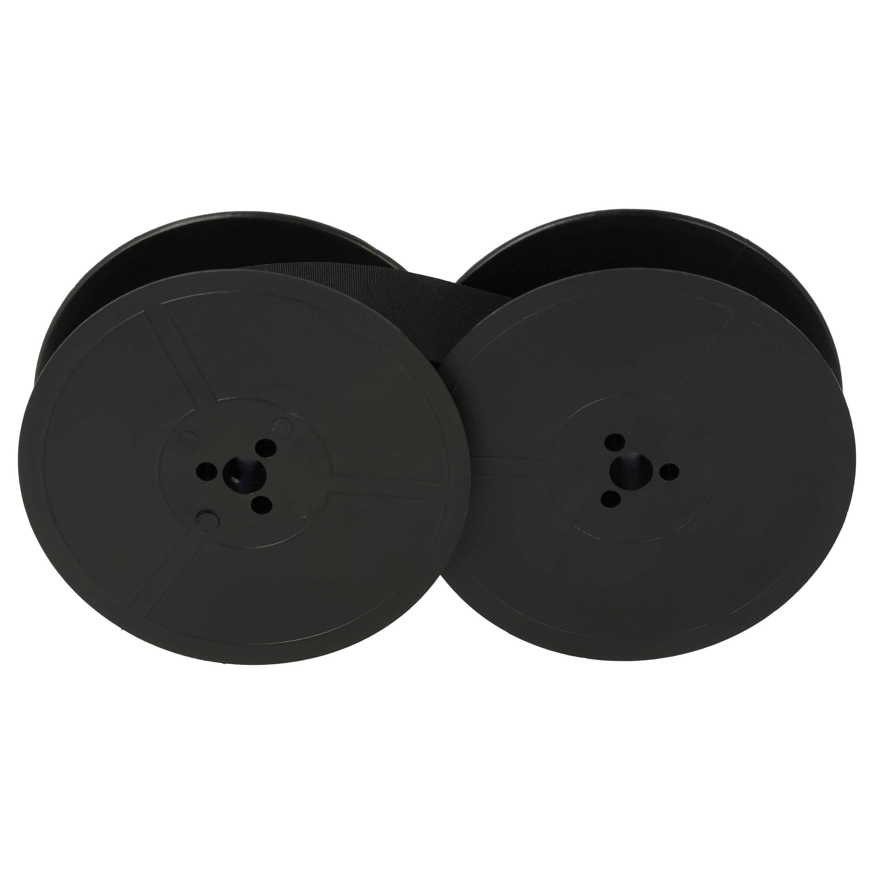 vhbw Farbband Schriftband kompatibel mit Triumph-Adler Rover Deluxe EP101, Record, Rasanta Schreibmaschine - Schwarz