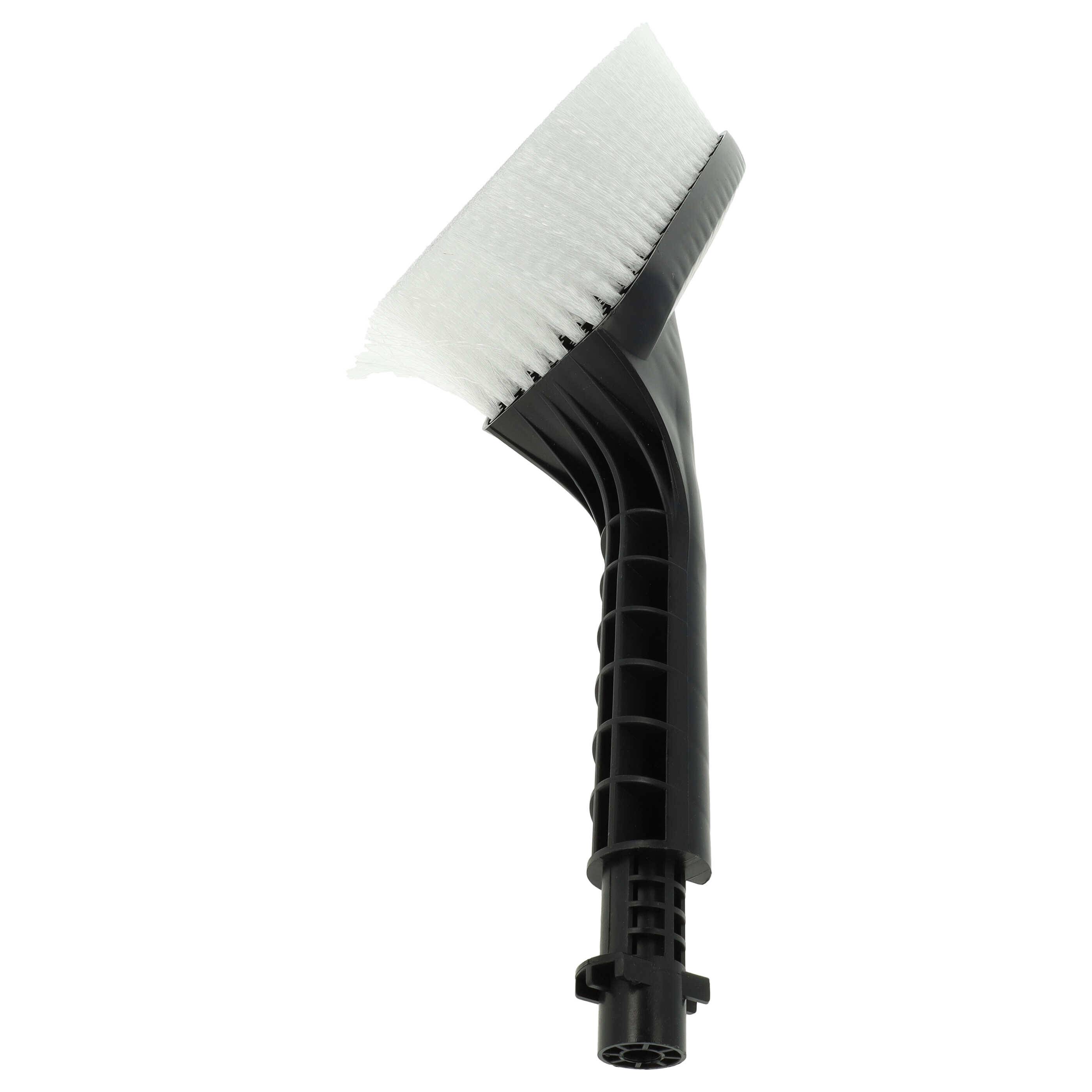 vhbw Waschbürste kompatibel mit Kärcher K 3.90 M PL, K 3.91 M WRC, K 3.91 MD T 100, K 3.97M Hochdruckreiniger - 34x10 cm, Schwarz, Weiß