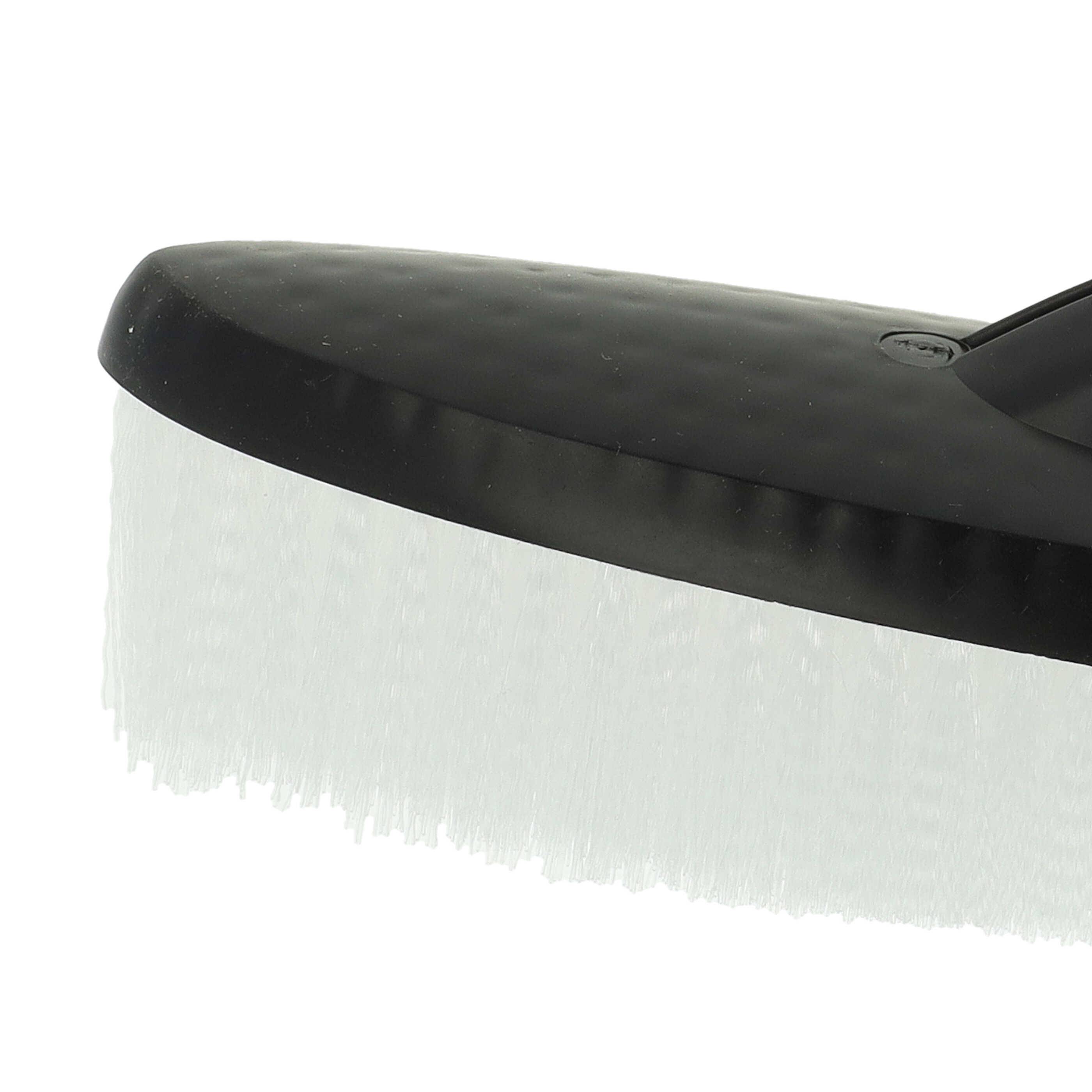 vhbw Waschbürste kompatibel mit Kärcher K 3.97 M plus, K 3.98 M T 100, K 3.99 M plus Hochdruckreiniger - 34x10 cm, Schwarz, Weiß