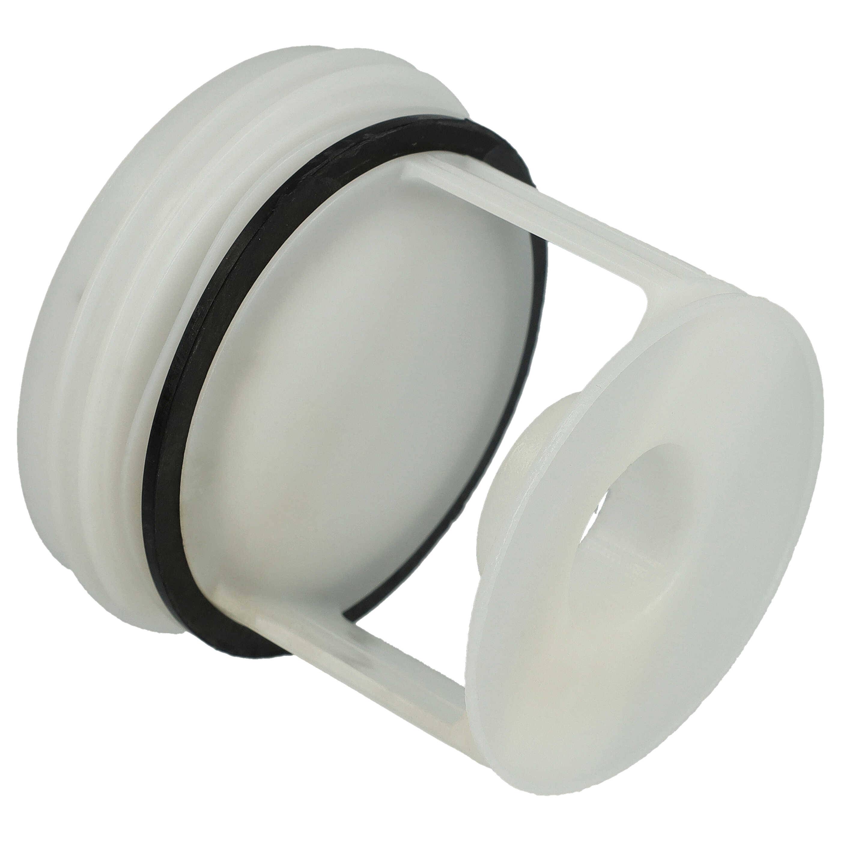 vhbw Flusensieb kompatibel mit Goddess WTA 735 M8, WTA 935 M8 Waschmaschine, Trockner - 5,6 cm, Mit Dichtungsring