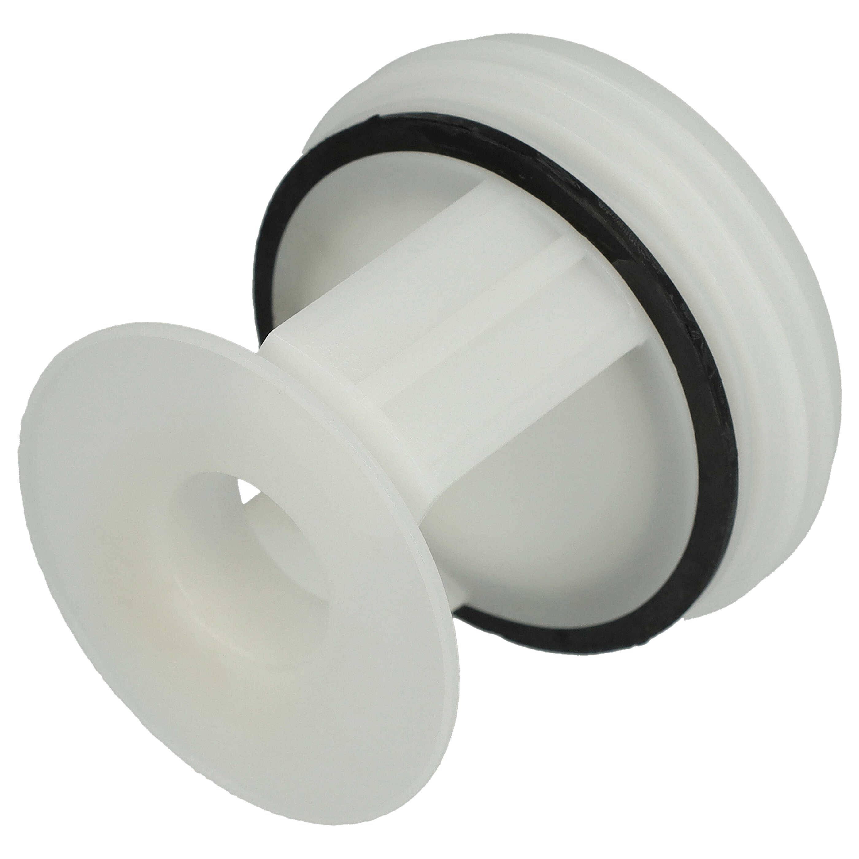 vhbw Flusensieb kompatibel mit Goddess WTA 735 M8, WTA 935 M8 Waschmaschine, Trockner - 5,6 cm, Mit Dichtungsring