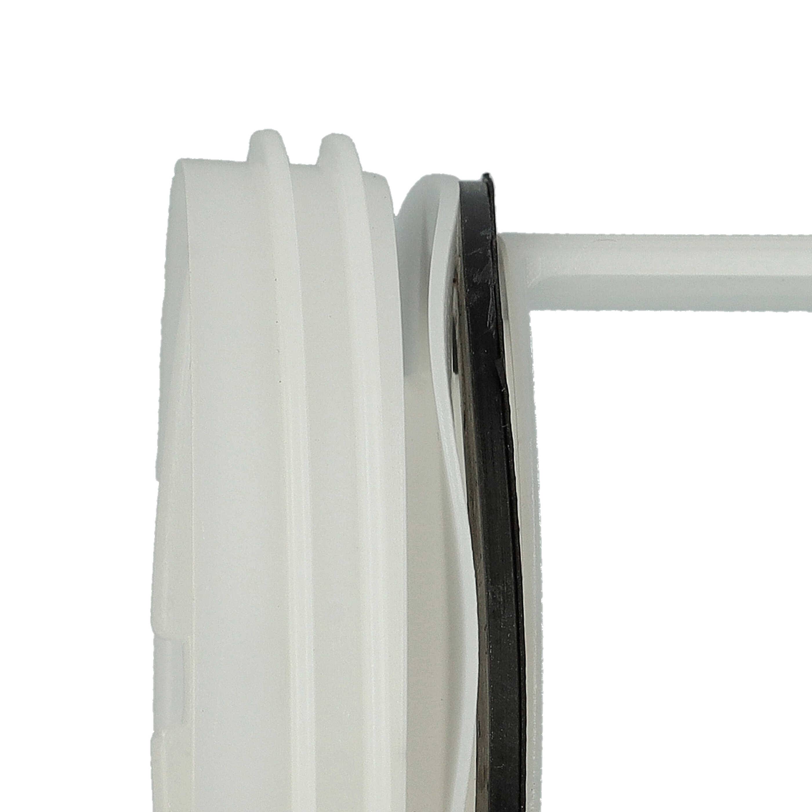 vhbw Flusensieb kompatibel mit Goddess WTA 735 M8, WTA 935 M8 Waschmaschine, Trockner - 5,6 cm, Mit Dichtungsring