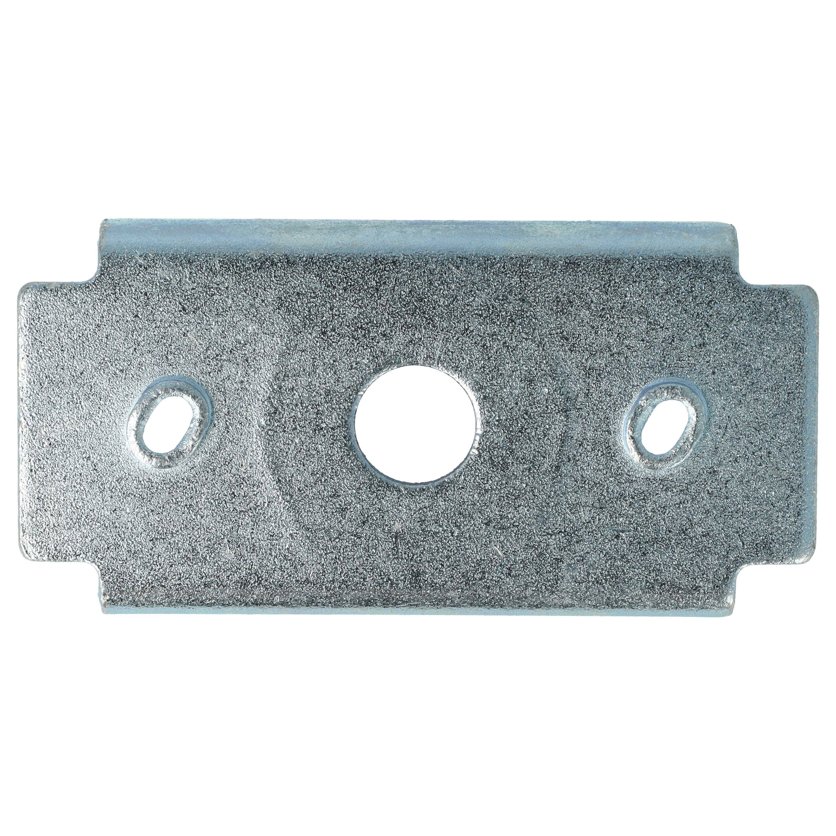 vhbw Messerhalter kompatibel mit Hecht 551 SWB, 552 RS, 556 RS (bis Modell 2013) Rasenmäher - 10 x 5 x 3,6 cm Silber