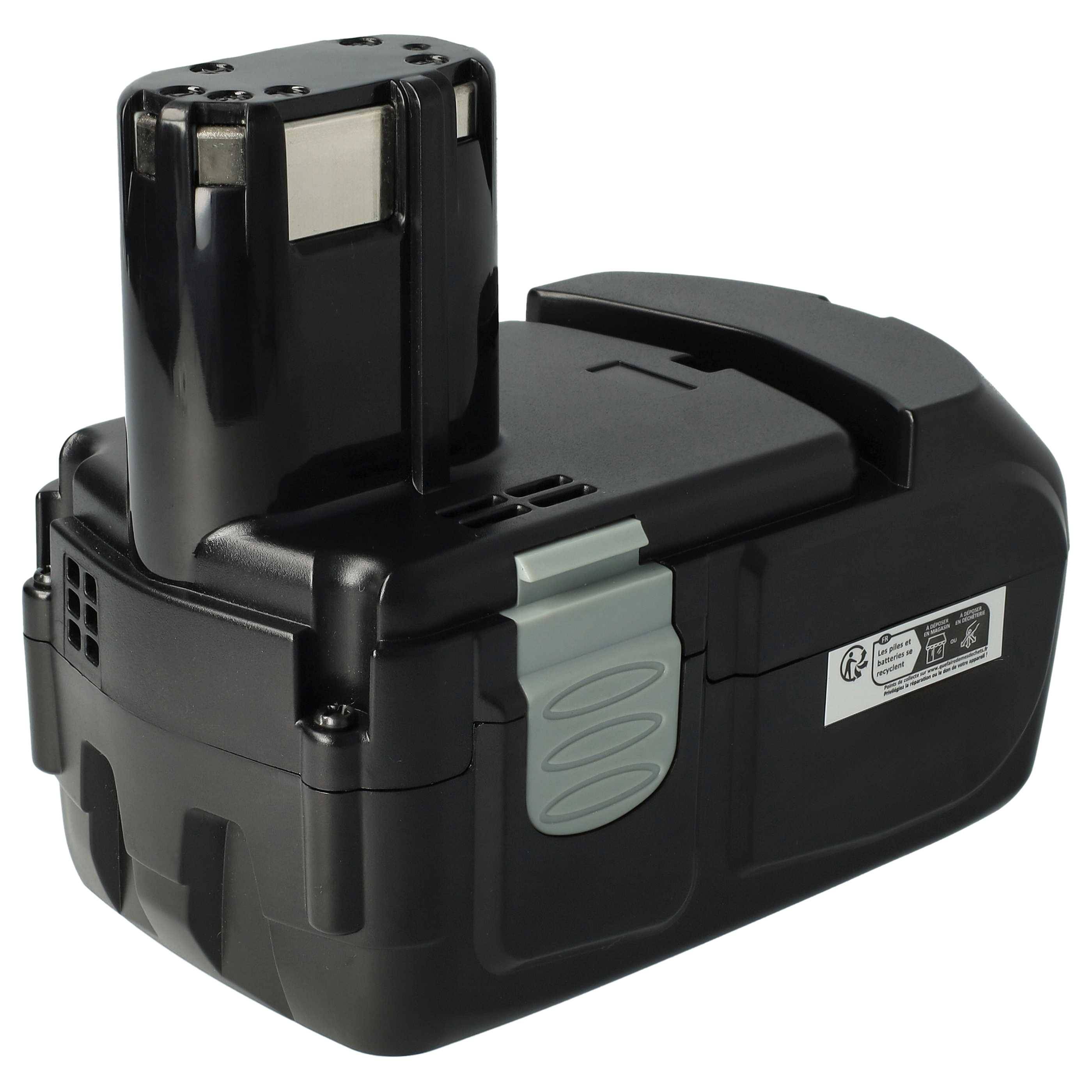 vhbw Akku kompatibel mit Hitachi WH 18DL, WH 18DMR, WH18DFL, UB18DLC, WH18DLP4, UB 18D, UB 18DL Elektrowerkzeug (3000 mAh, Li-Ion, 18 V)