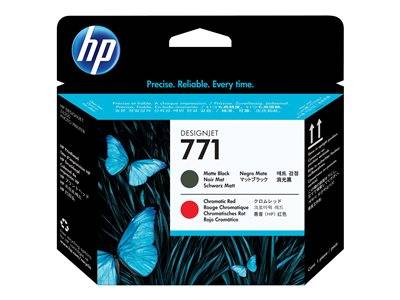 HP 771 Druckkopf matt schwarz + rot Drucken, Scannen & Verbrauchsmaterial Verbrauchsmaterialien - &