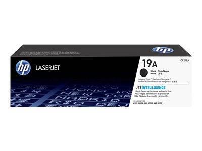 HP 19A LaserJet Tonerkassette Box mit Produktdetails; entwickelt für zuverlässige Leistung und Schutz in Druckern.