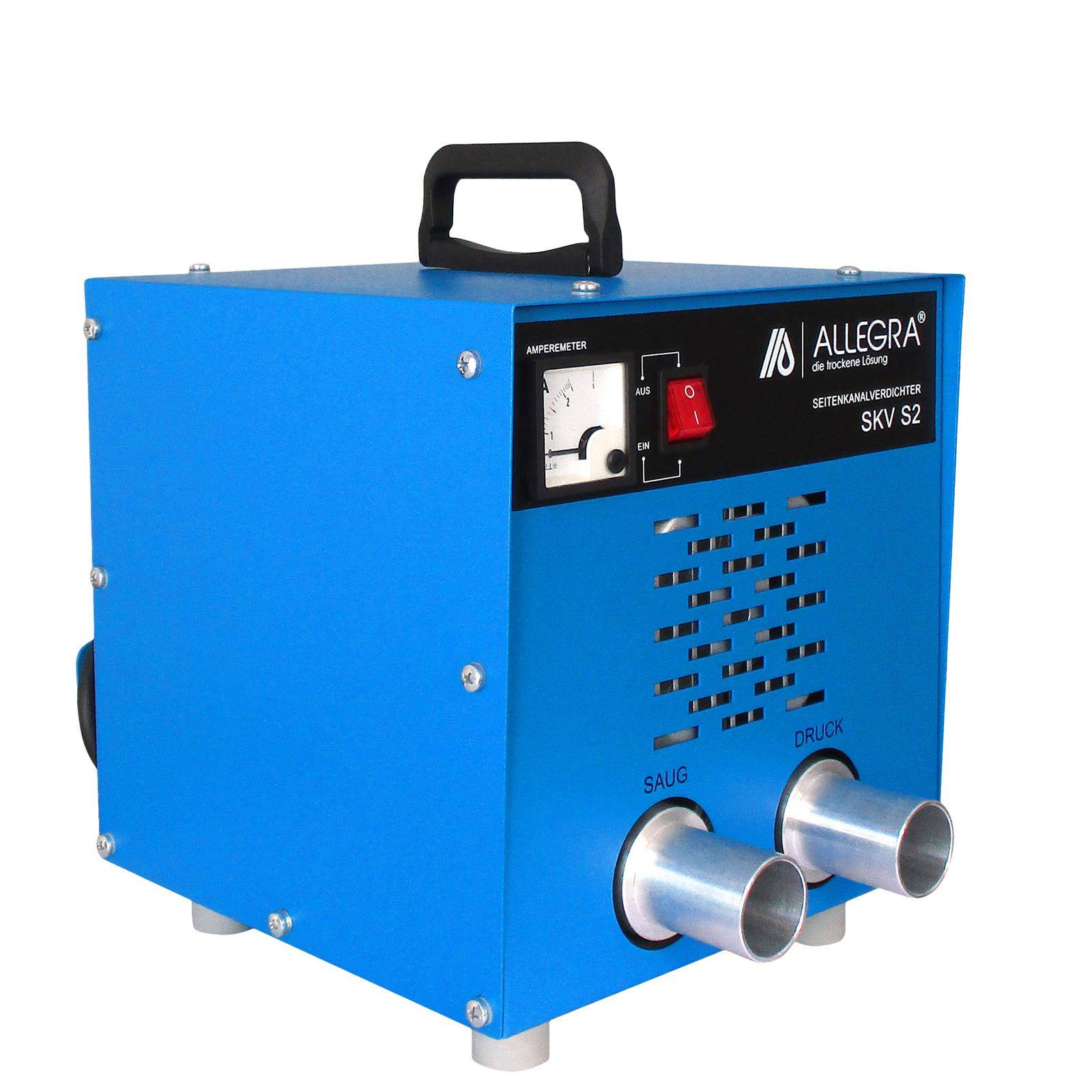 Seitenkanalverdichter SKV S2 mit 38er Anschlussstutzen