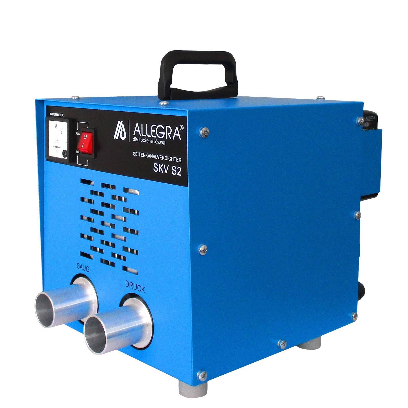 Seitenkanalverdichter SKV S2 mit 38er Anschlussstutzen
