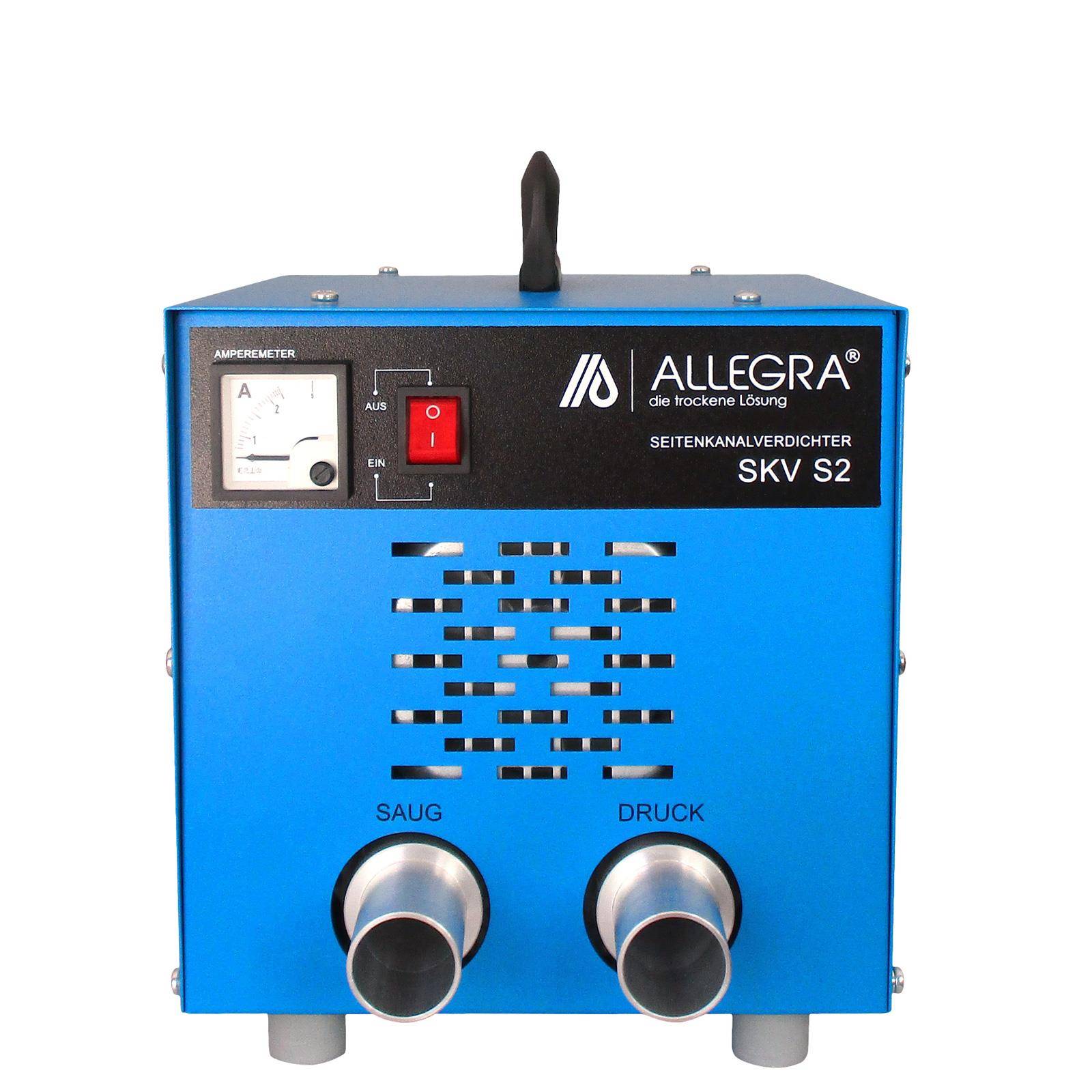 Seitenkanalverdichter SKV S2 mit 38er Anschlussstutzen