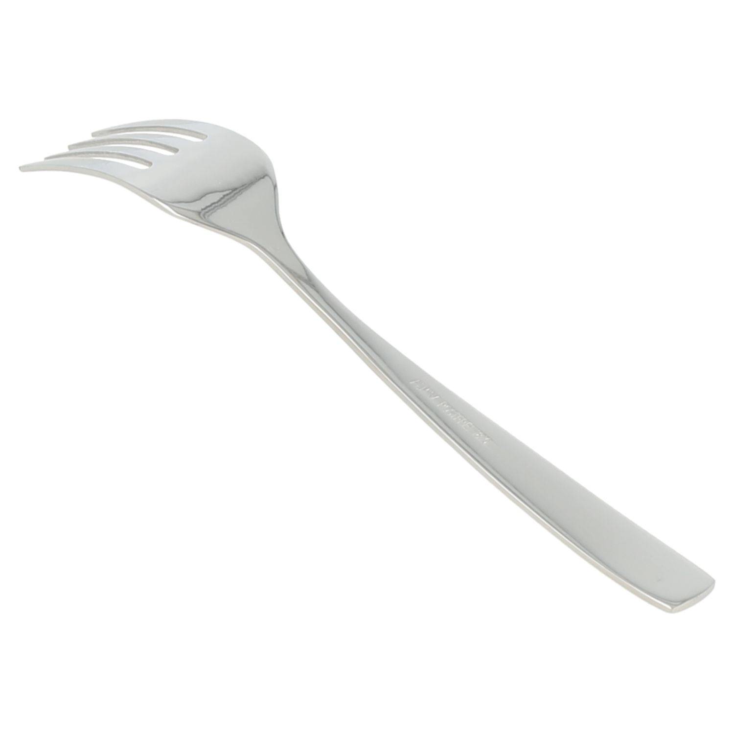 6x AL-3004 "Kuchengabel" Besteck Menübesteck Kuchenlgabel Edelstahl Gabel Silber Glänzend