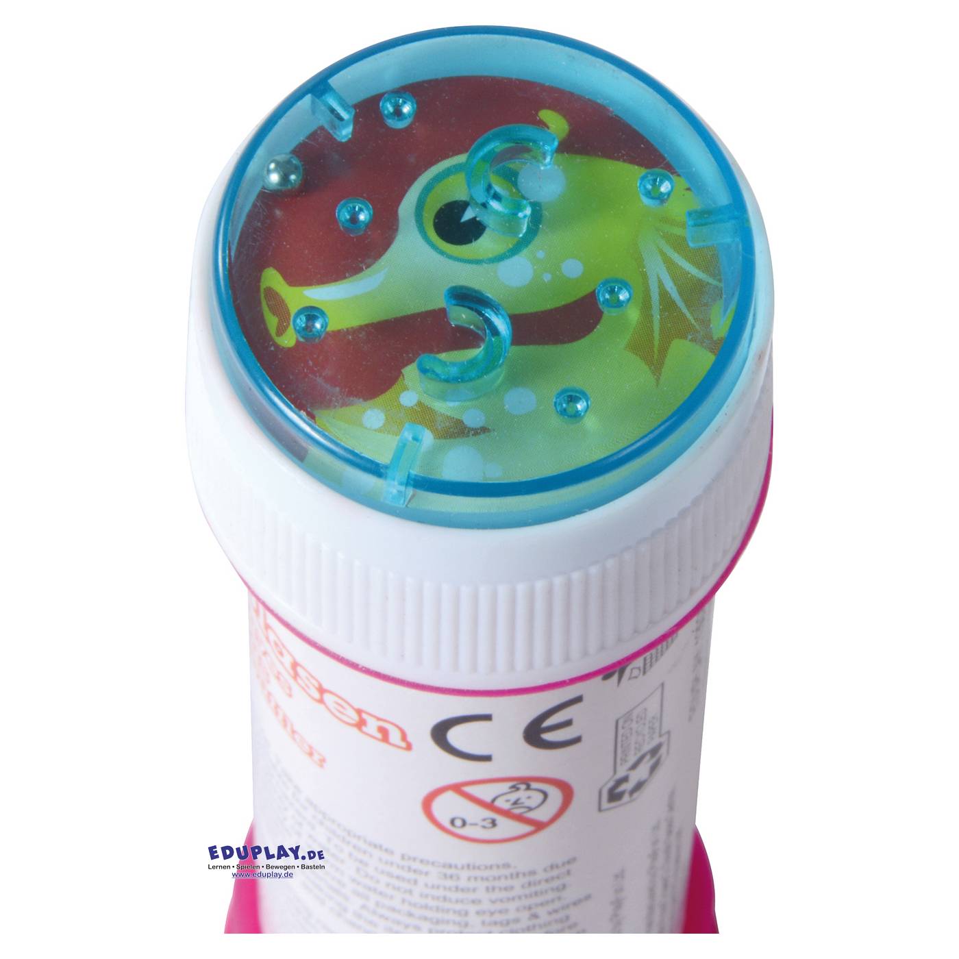 EDUPLAY 130291 Seifenblasen Mitgebsel mit Geduldsspiel im Schraubverschluss, je 59 ml (24er Pack)