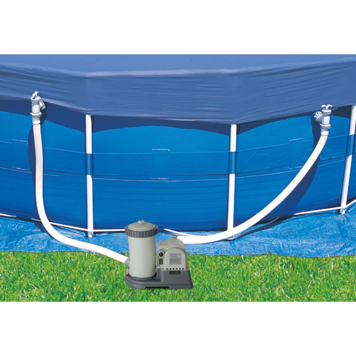 INTEX 29060 - Poolschlauch - 1 1/2 (Ø 38mm, Länge 150cm) Schlauch Pool Zubehör