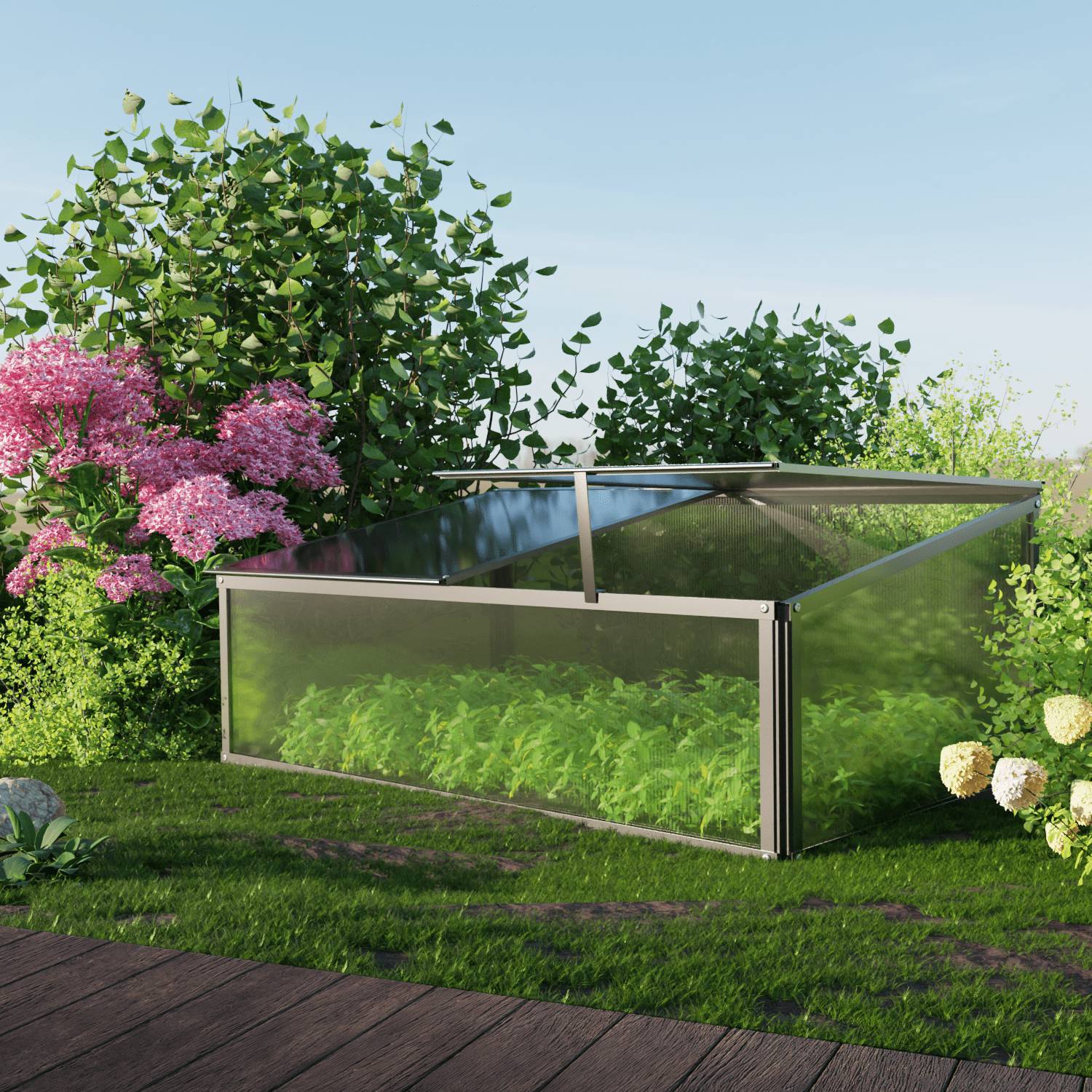 GARMIO® Frühbeet Mini Gewächshaus ALLIUM