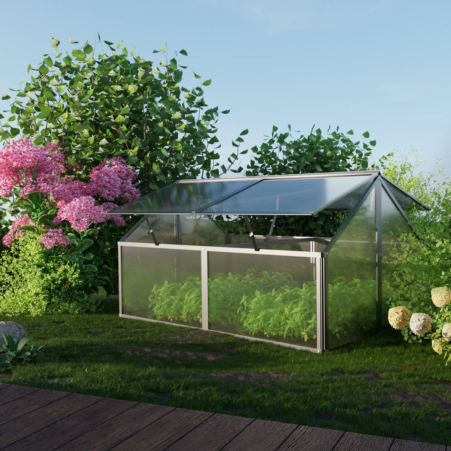 GARMIO® Frühbeet Mini Gewächshaus PROTEA