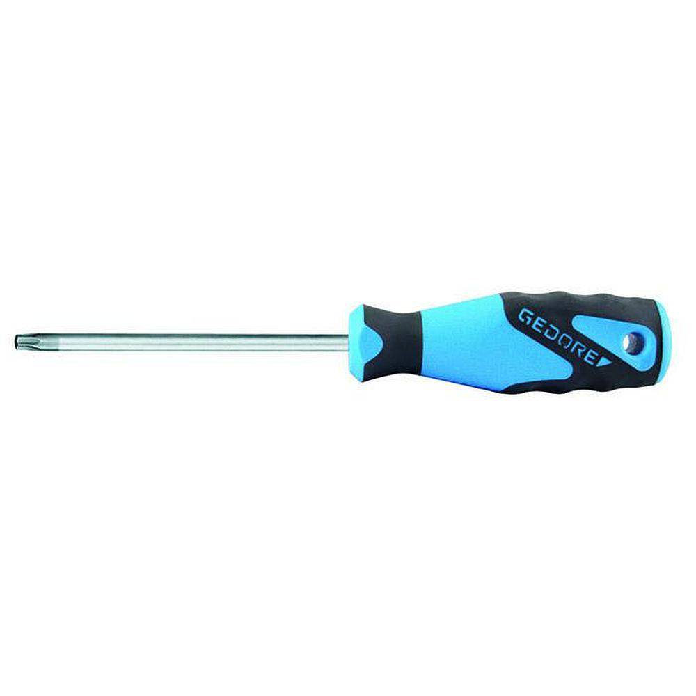 3K-Schraubendreher für Innen-TORX® Schrauben mit Stift - Abtriebsgröße T10 - Schraubenmaß M3-M3,5 - Schlüsselweite TORX 2,74 mm - Klingenlänge