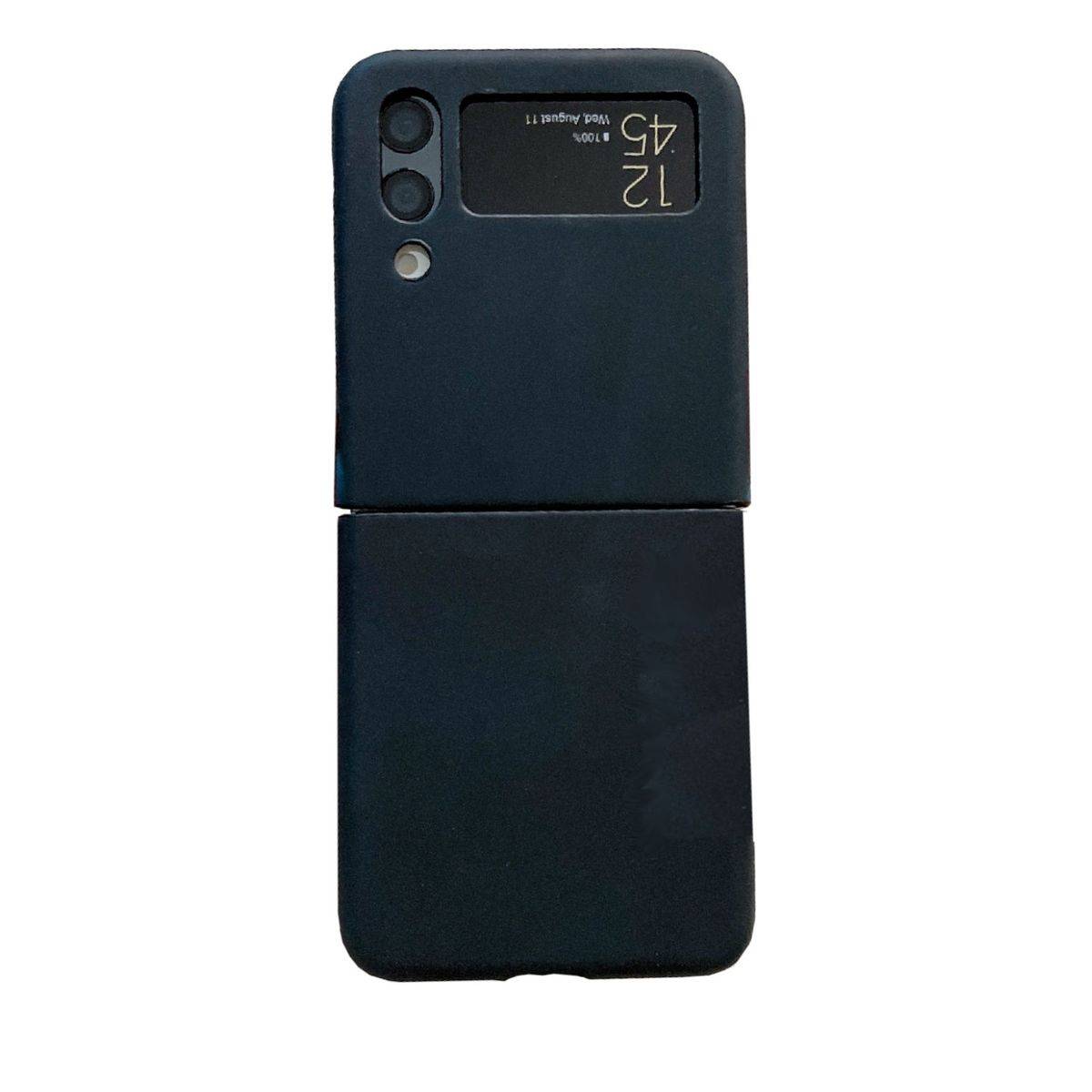 Für Samsung Galaxy Z Flip4 wärmeempfindliche Silikon-Schutzhülle (blau) Schutz Cover Handy Tasche