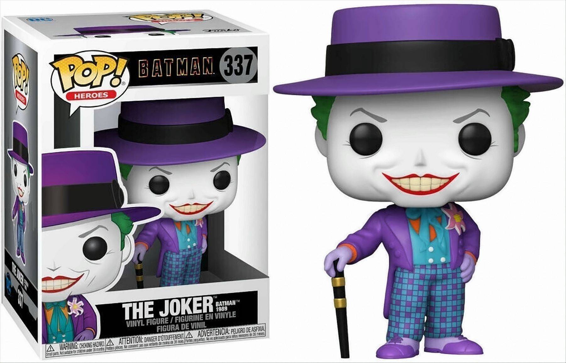 POP Heroes - Batman 80 Years - Joker w/Hat 1989 Neu & OVP