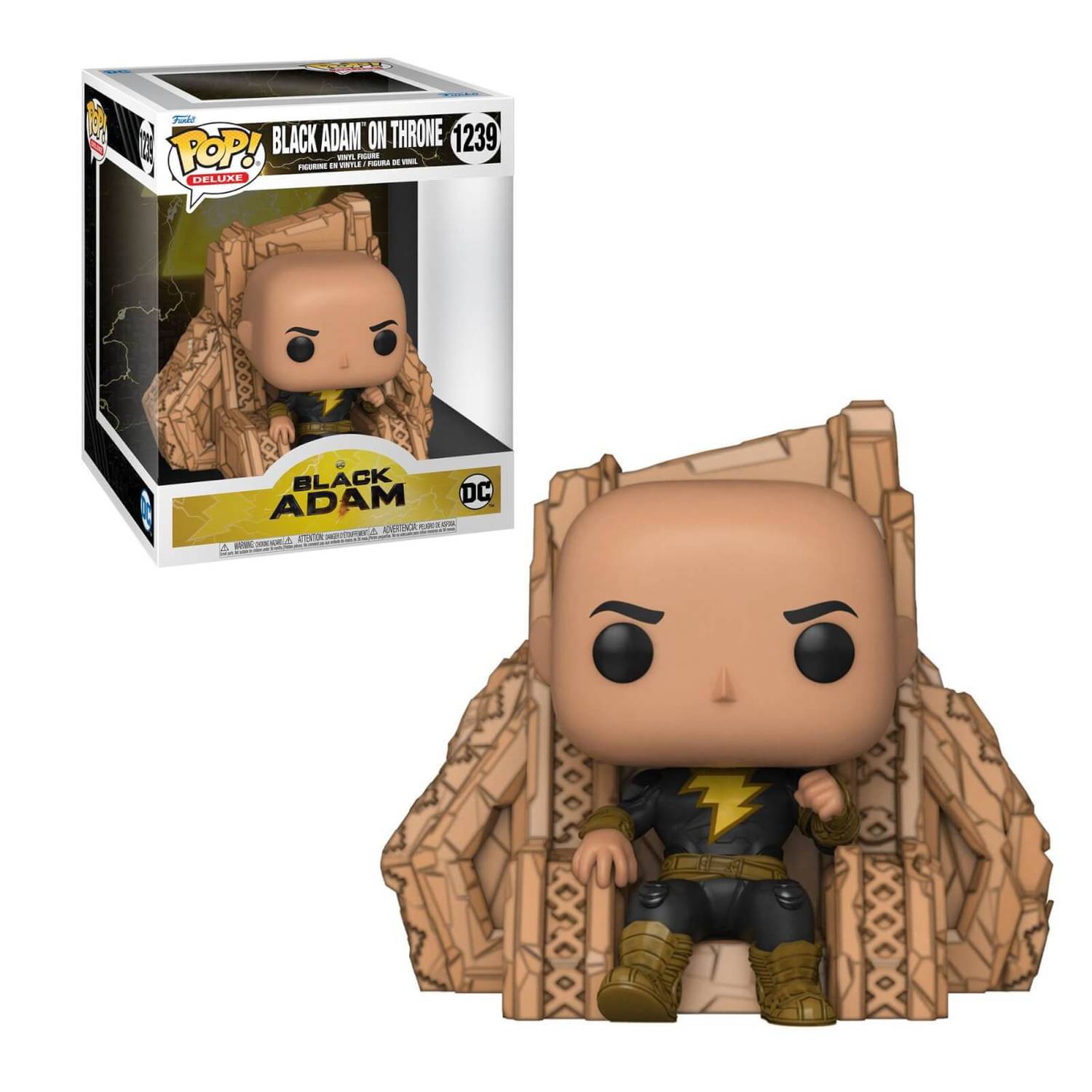POP - Black Adam - Black Adam on Throne DELUXE Neu & OVP