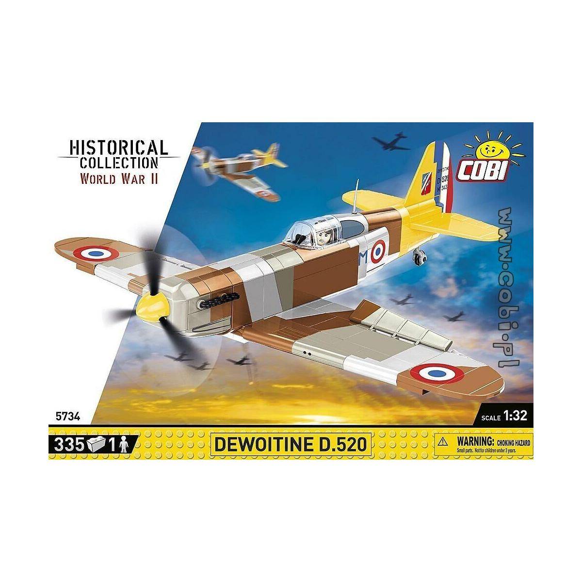 Dewoitine D.520, Modell, 335 Teile, ab 7 Jahren