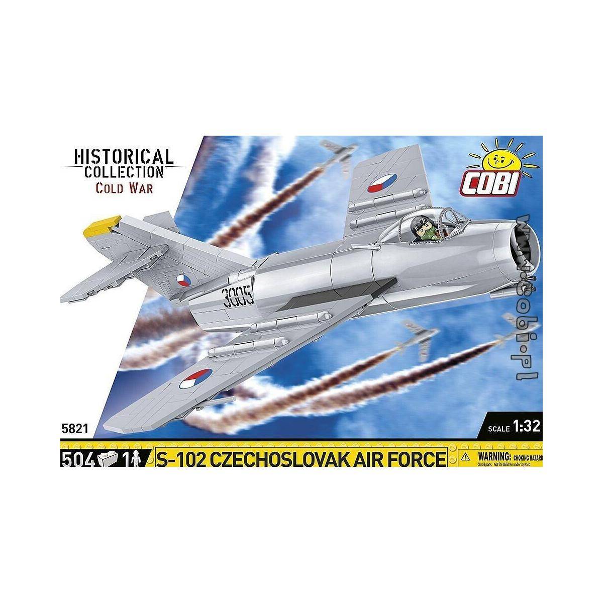 S-102 Czechoslovak Air Force, Modell, 504 Teile, ab 8 Jahren